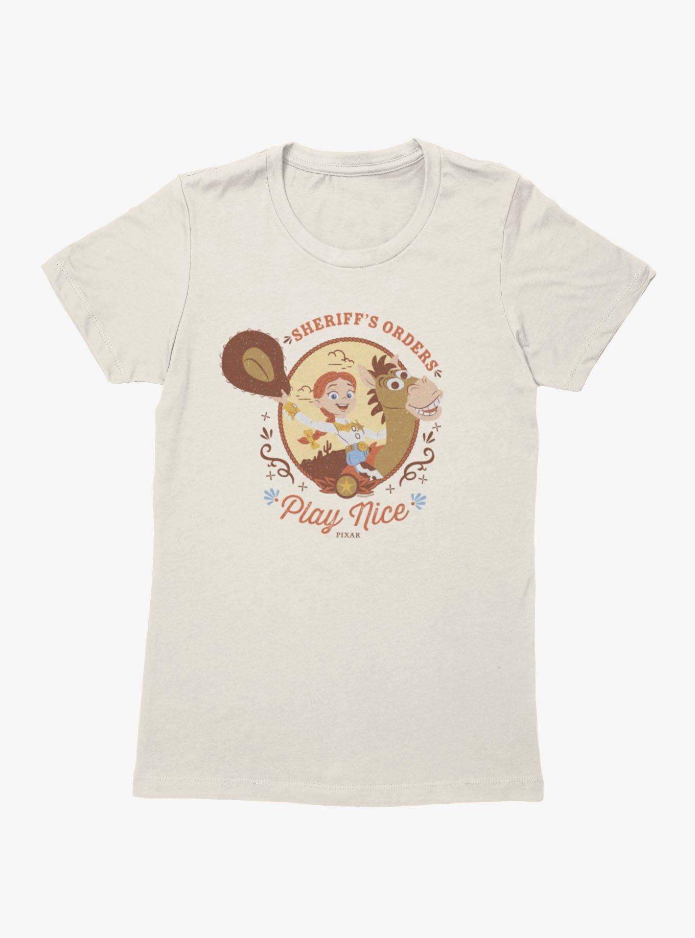 Disney Pixar Toy Story 5 Jessie Sheriff's Orders Play Nice Womens T-Shirt, , hi-res