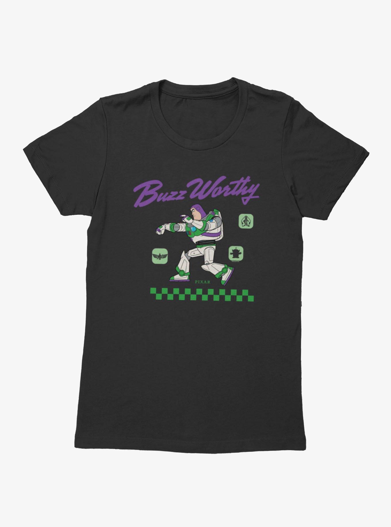 Disney Pixar Toy Story 5 Buzz Lightyear Buzz Worthy Laser Womens T-Shirt Box Lunch Exclusive, , hi-res