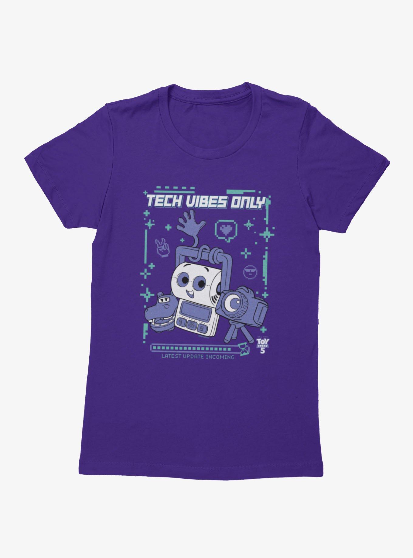 Disney Pixar Toy Story 5 Tech Vibes Only Group Womens T-Shirt