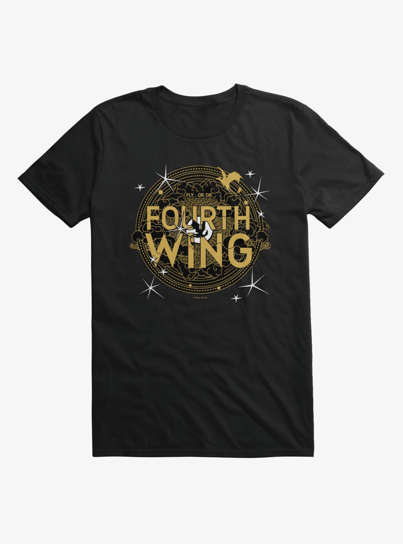 Fourth Wing Black Crest T-Shirt, , hi-res