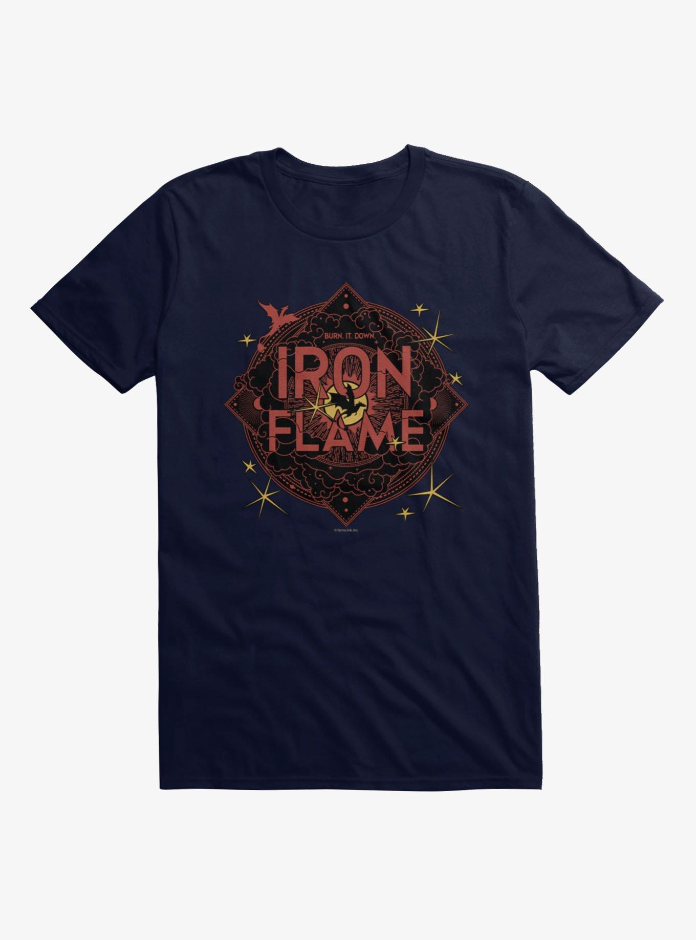 Fourth Wing Iron Flame Red Crest T-Shirt, , hi-res