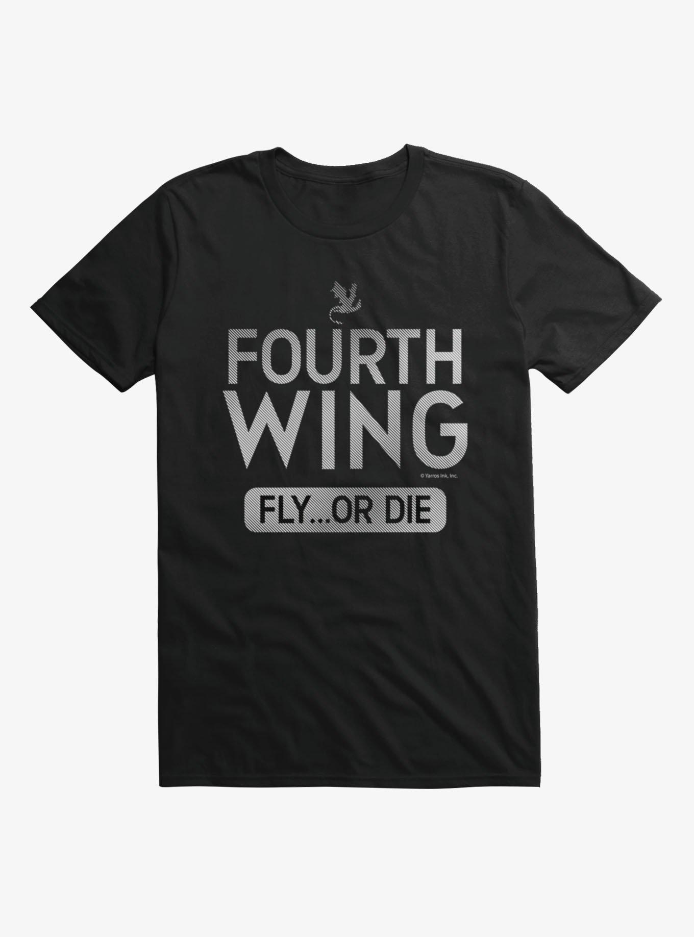Fourth Wing Fly Or Die Stripes T-Shirt, , hi-res