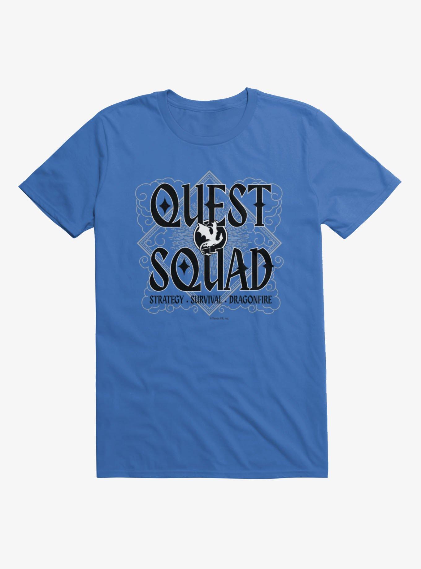 Fourth Wing Quest Squad Strategy Survival T-Shirt, , hi-res