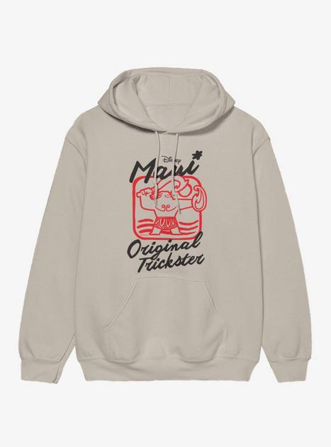Disney Moana Maui Original Trickster Tattoo Hoodie - BEIGETAN