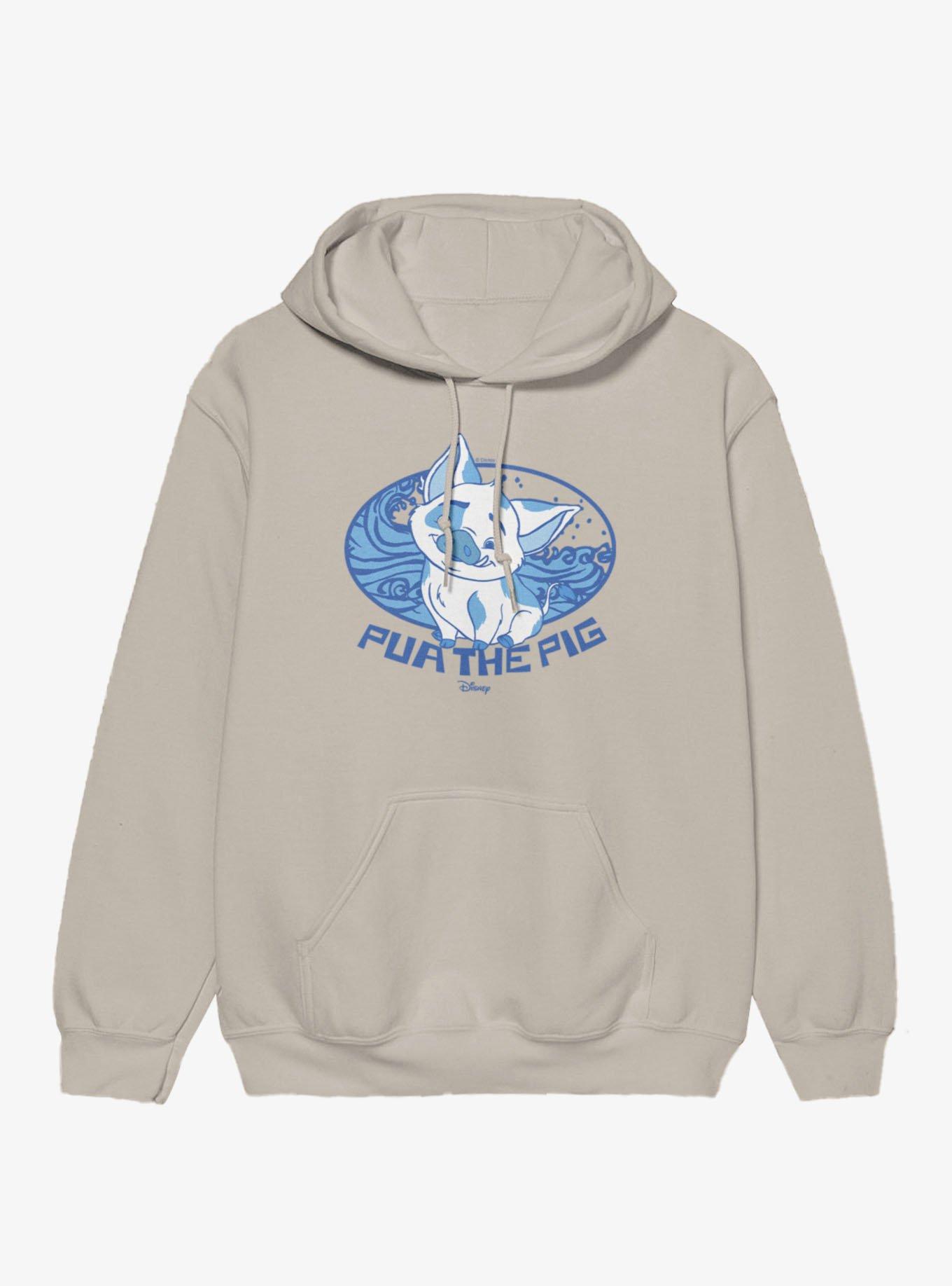 Disney Moana Pua The Pig Water Badge Hoodie, , hi-res