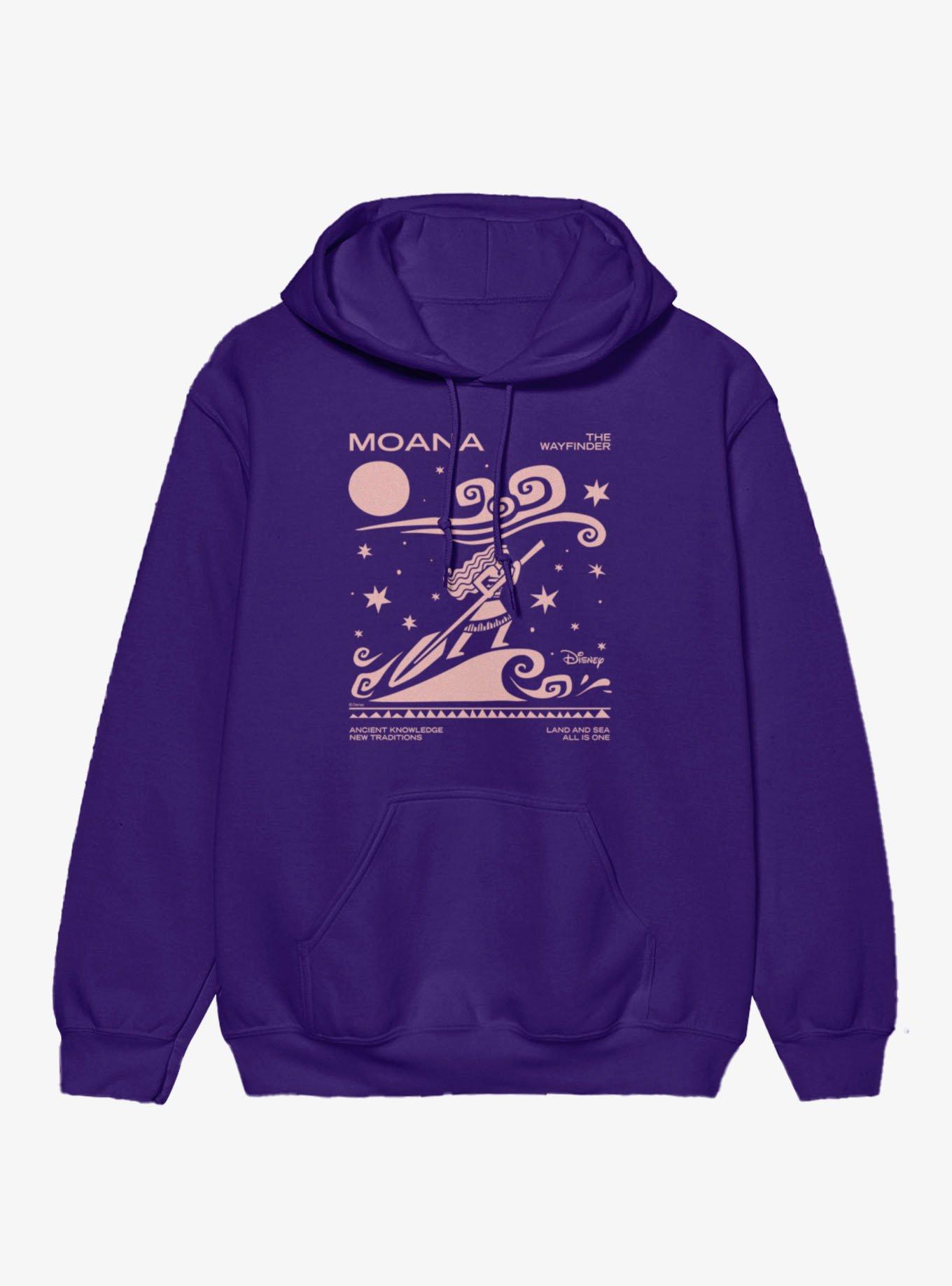 Disney Moana The Wayfinder Pink Silhouette Hoodie, , hi-res