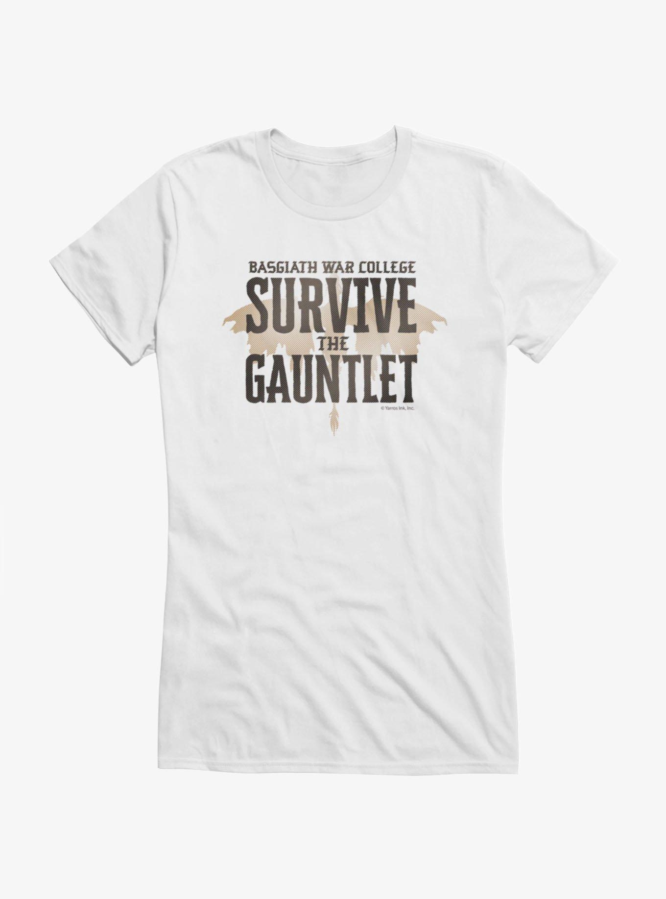 Fourth Wing Basgiath Survive Gauntlet Girls T-Shirt, , hi-res