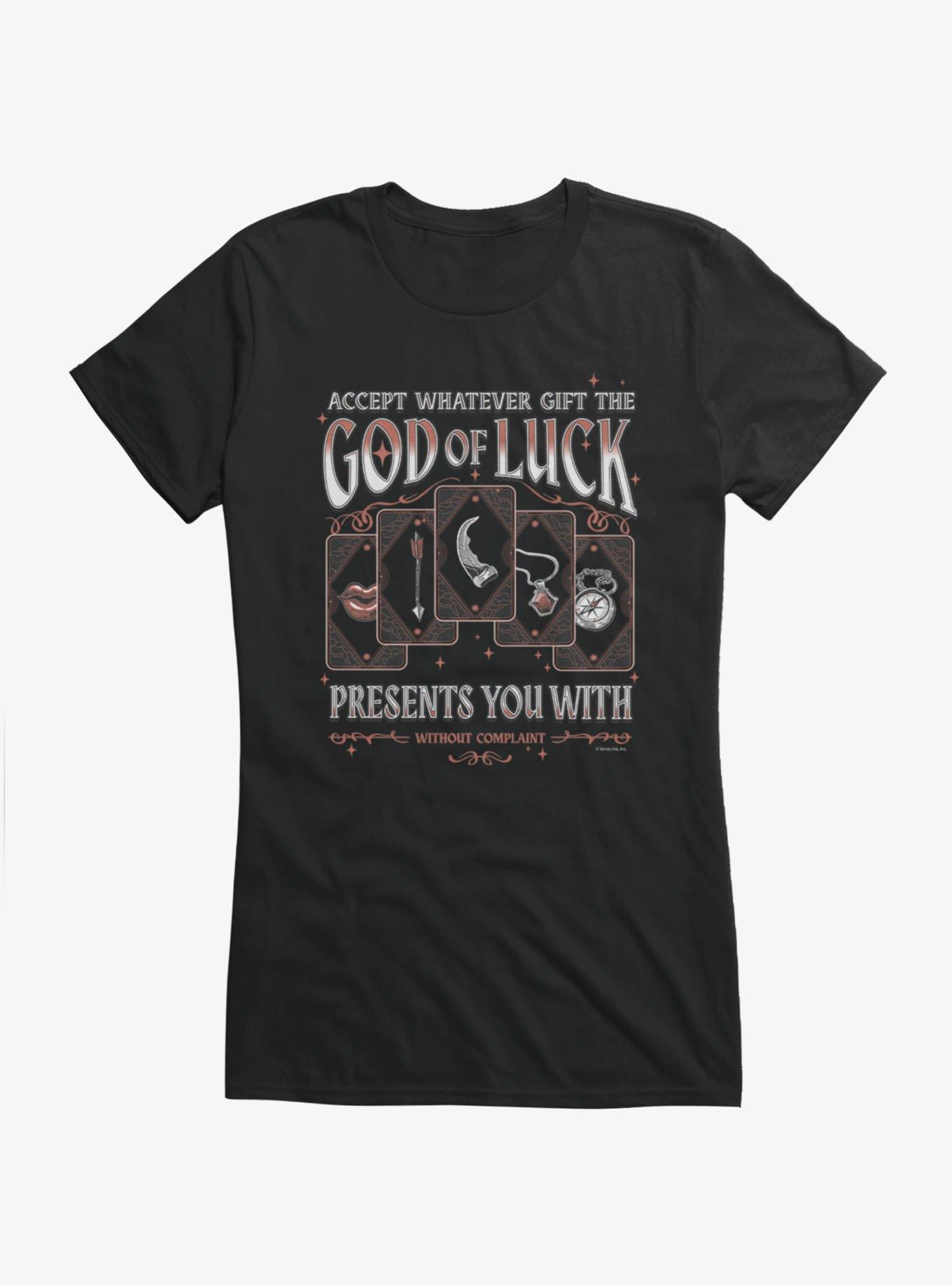 Fourth Wing God Of Luck Tarot Cards Girls T-Shirt, , hi-res
