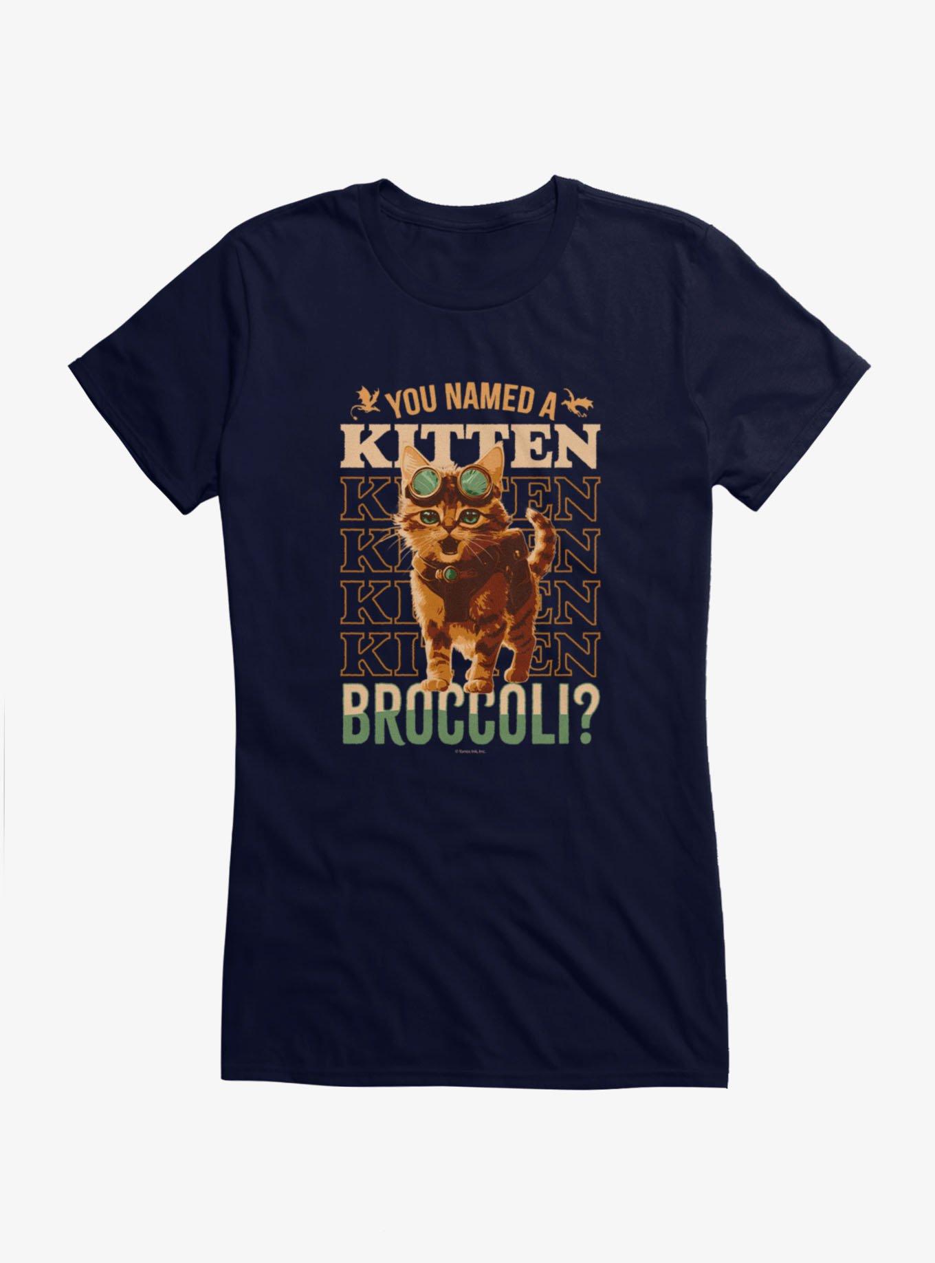 Fourth Wing Name A Kitten Broccoli Girls T-Shirt, , hi-res