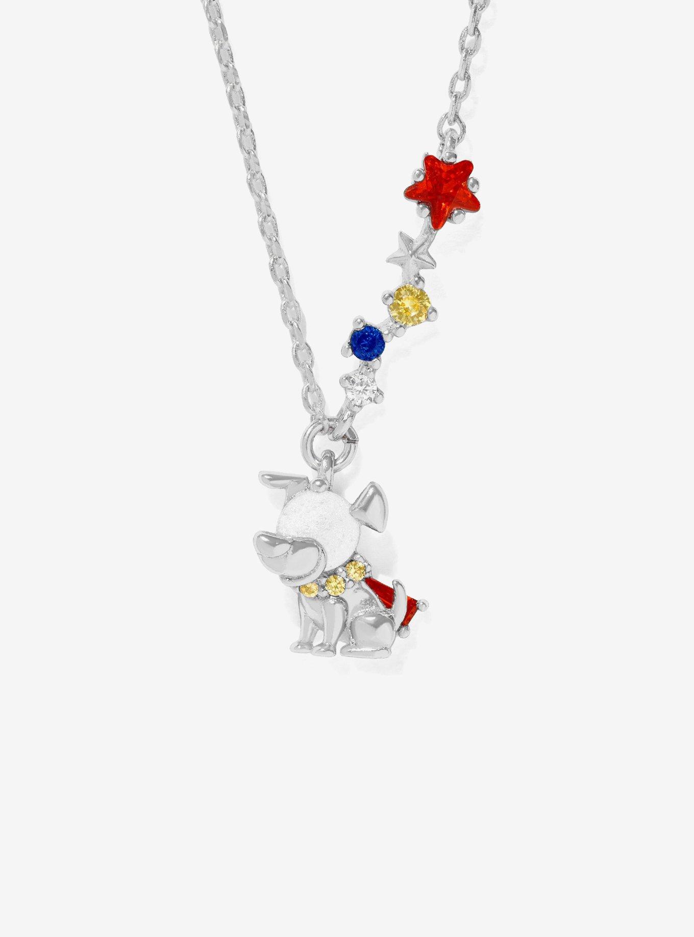Girls Crew DC Comics Supergirl Krypto the Superdog Necklace, , hi-res