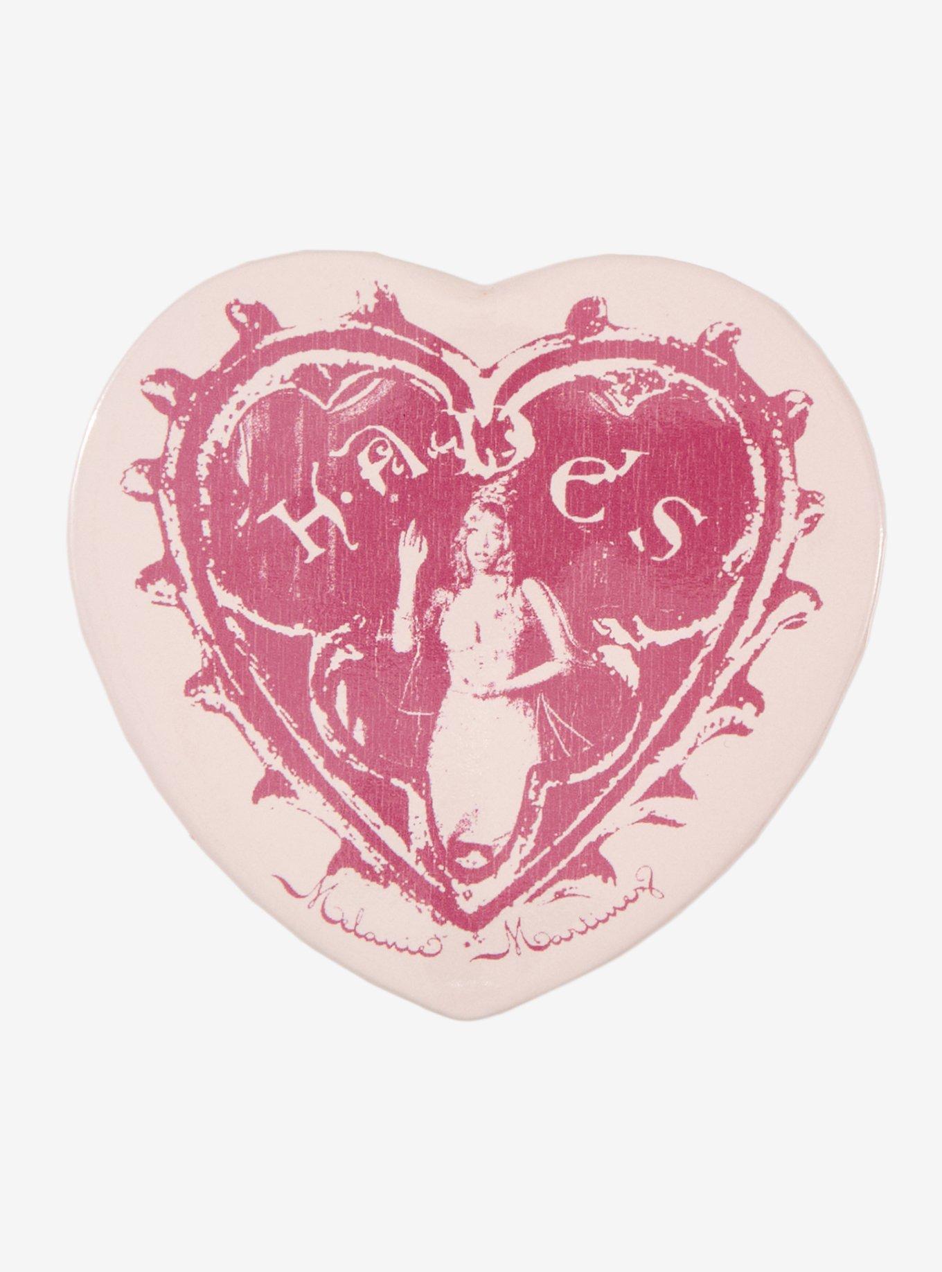 Melanie Martinez Hades Spiked Heart 3 Inch Button, , hi-res