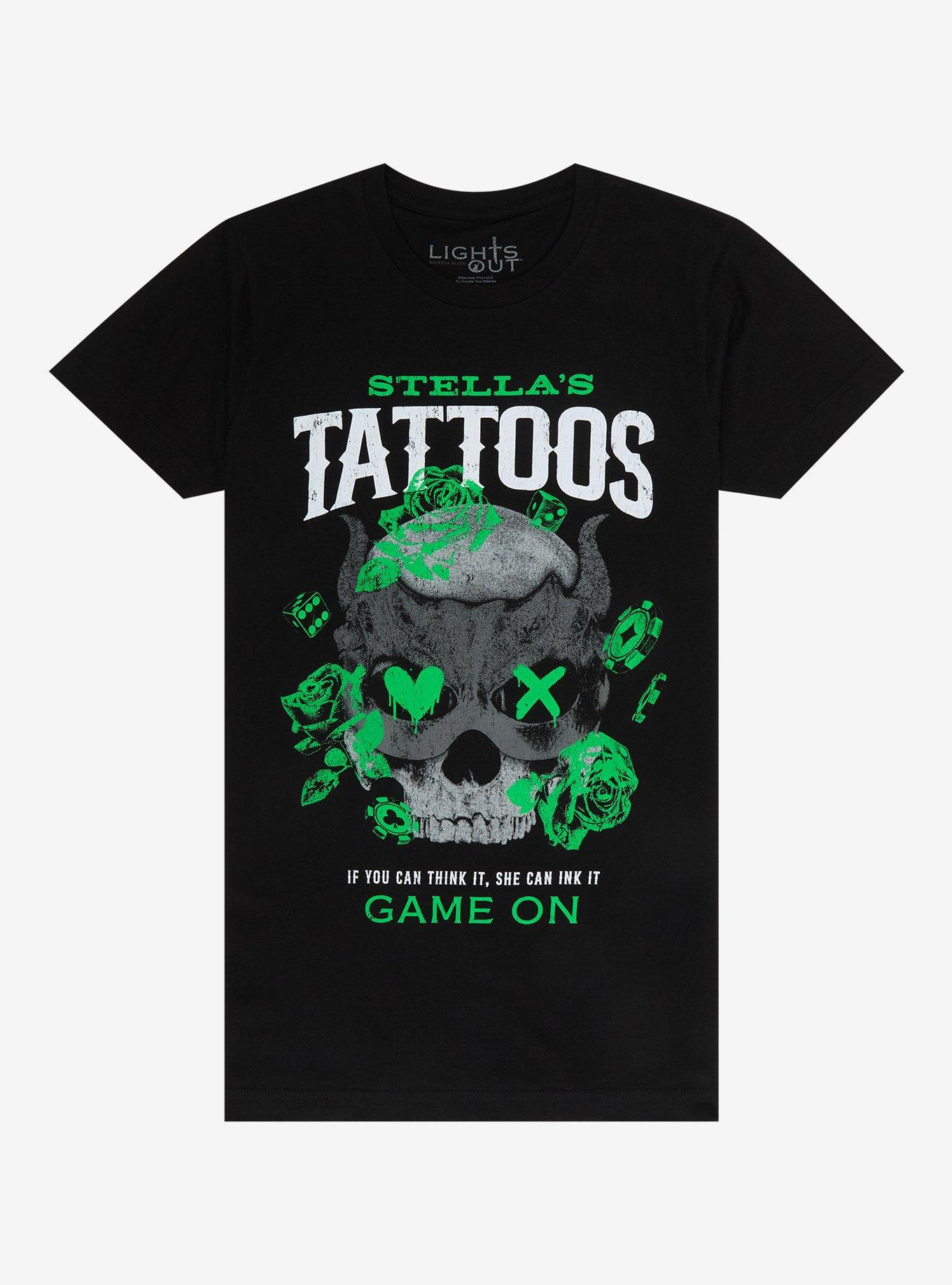 Game On Stella's Tattoos T-Shirt, , hi-res