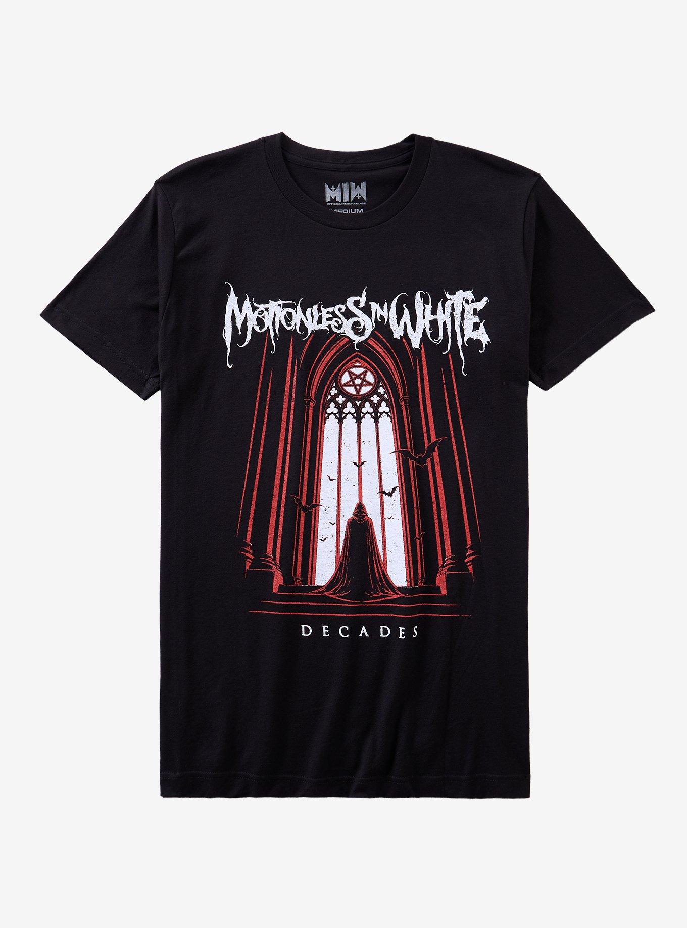 Motionless In White Decades Tracklist T-Shirt, , hi-res