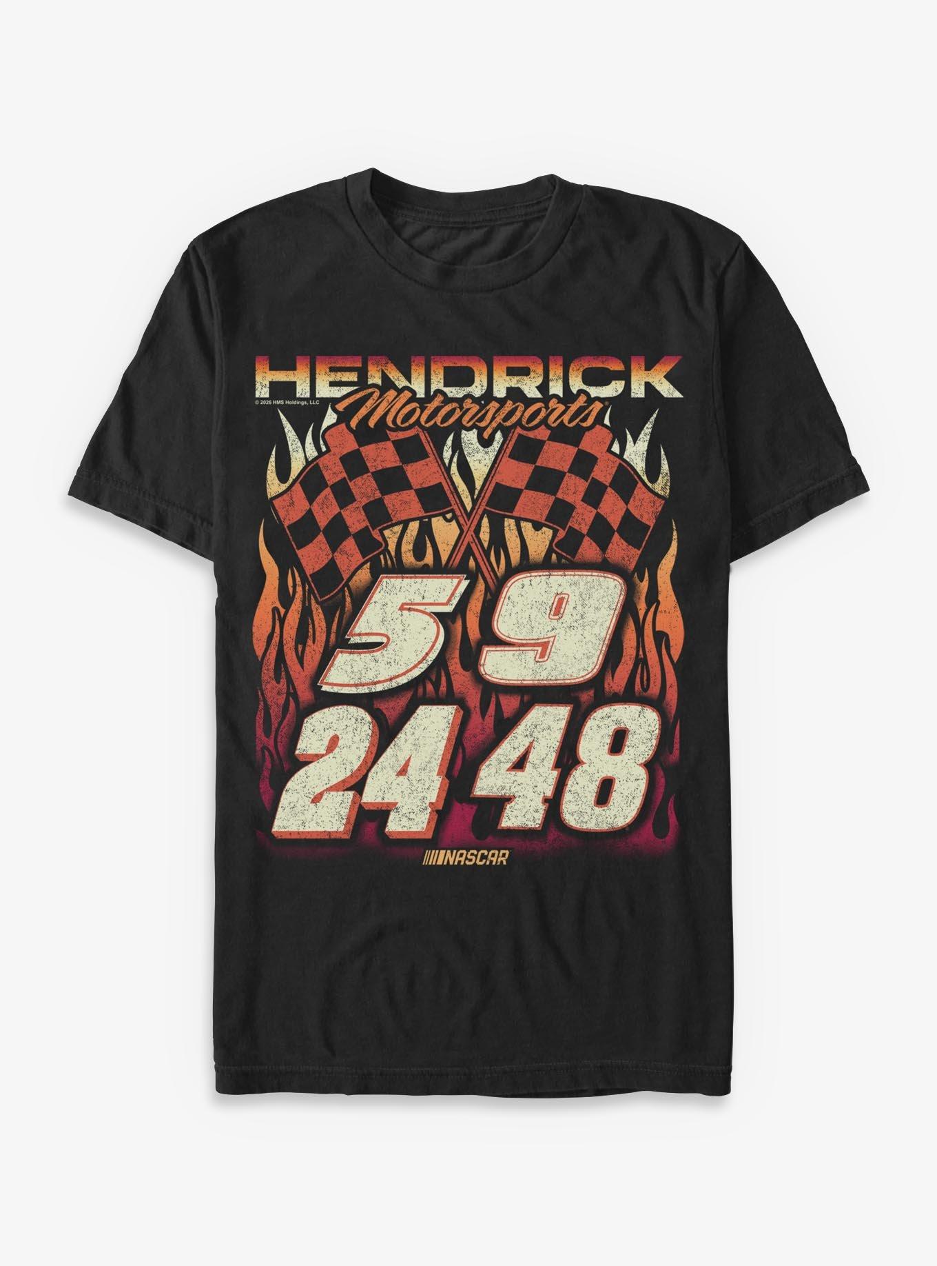 NASCAR Hendrick Motorsports Burning Flames T-Shirt, , hi-res