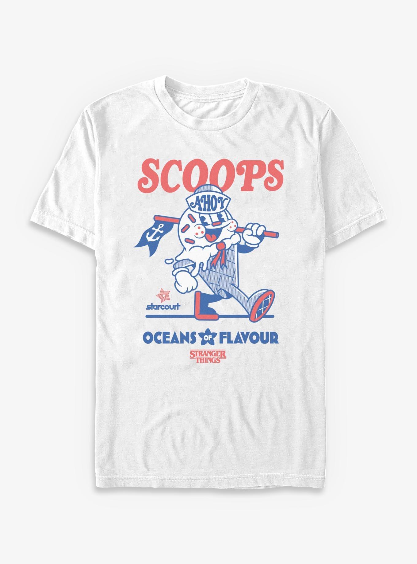 Stranger Things Scoops Oceans Of Flavour T-Shirt, , hi-res
