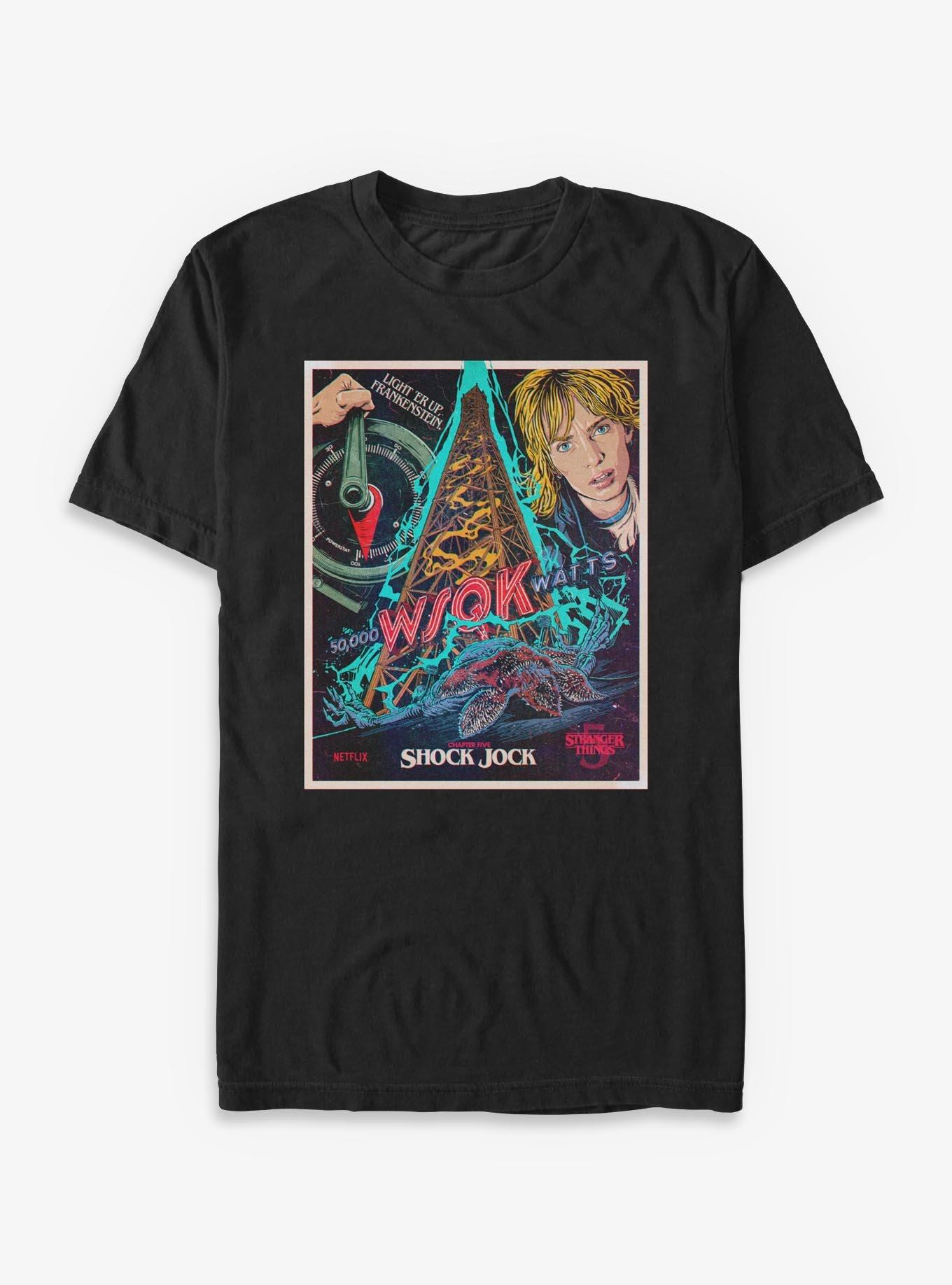 Stranger Things Shock Jock T-Shirt, , hi-res