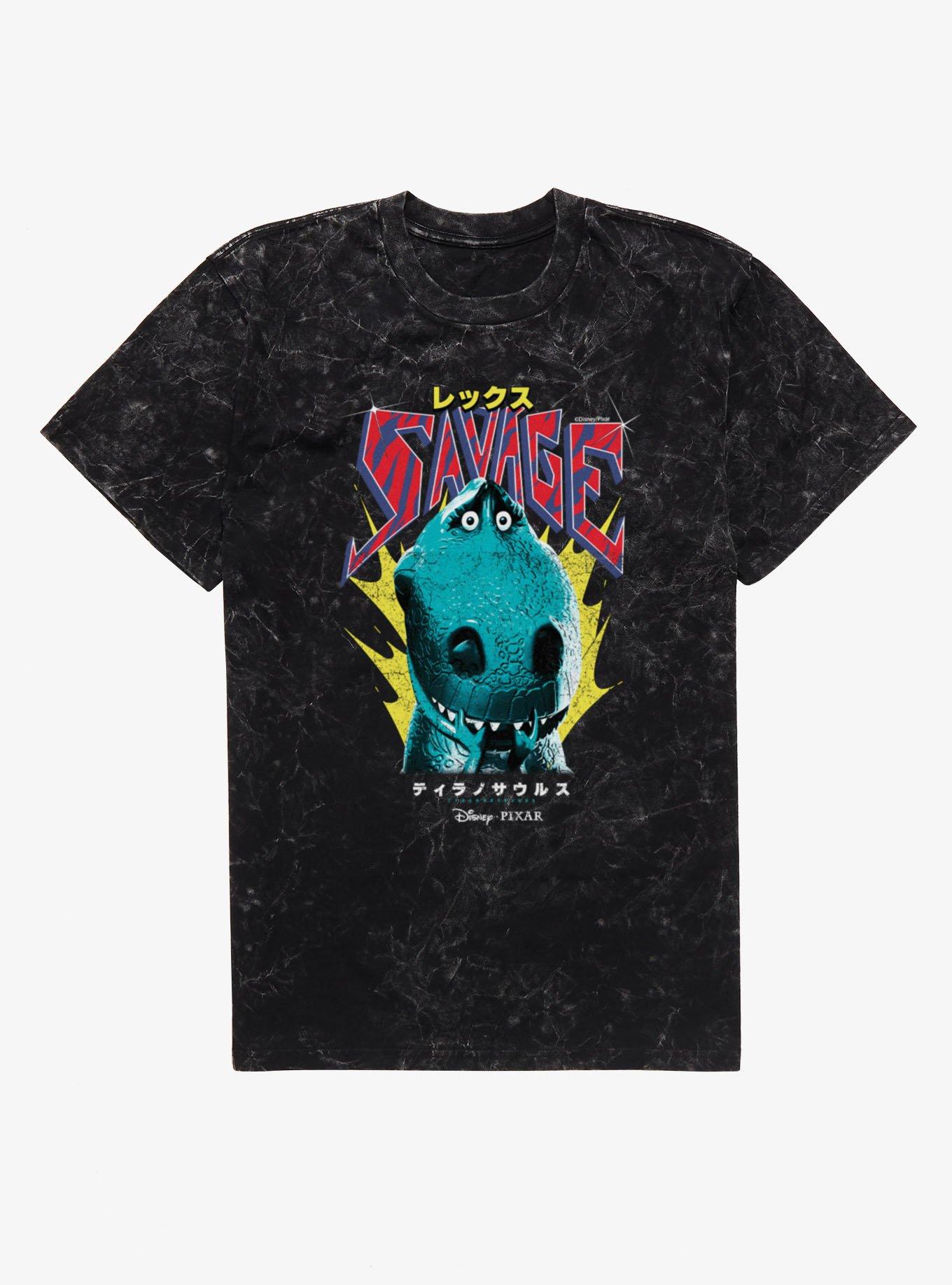 Disney Pixar Toy Story Savage Rex Kanji Mineral Wash T-Shirt, , hi-res