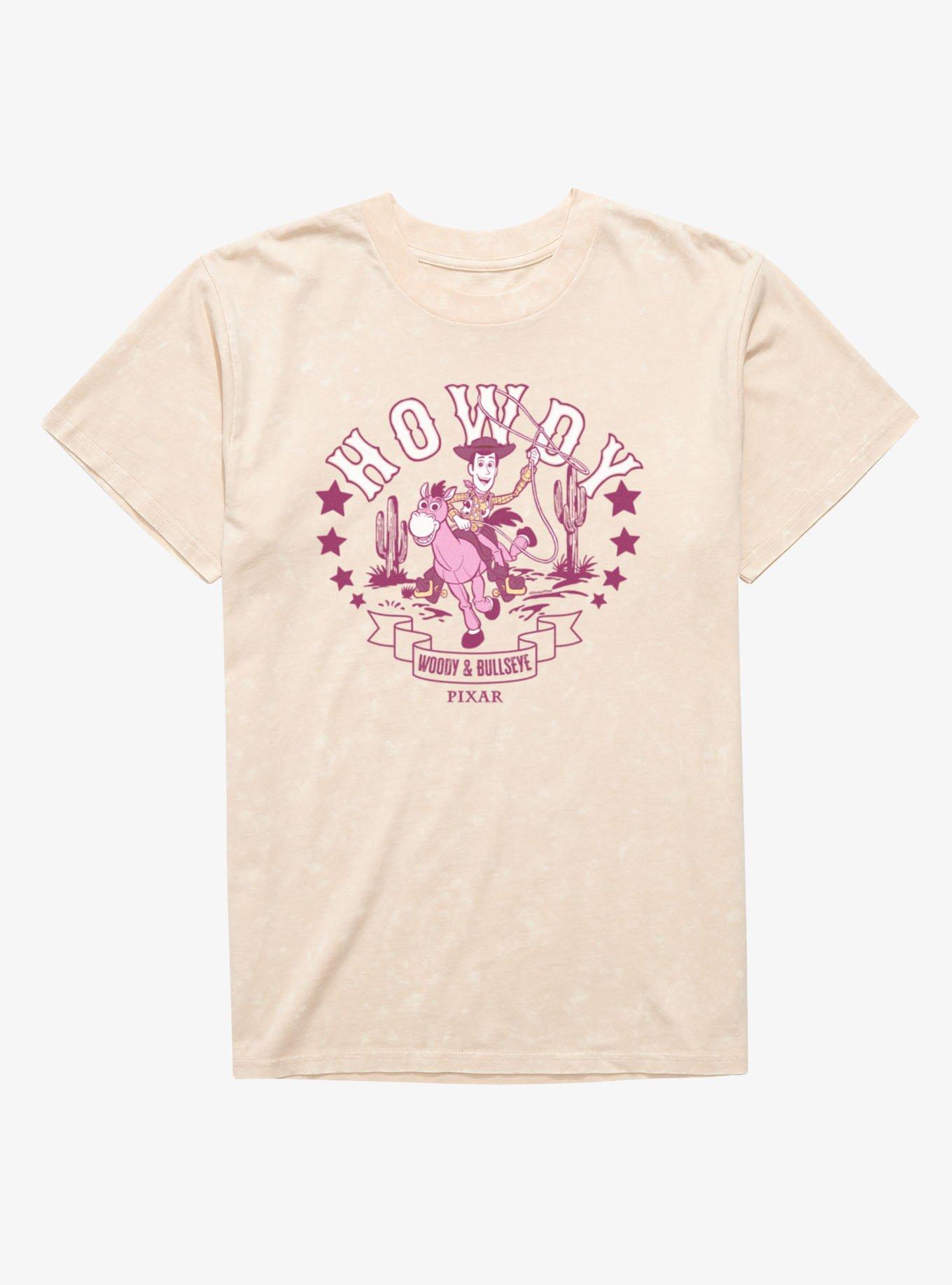 Disney Pixar Toy Story Howdy Woody Bullseye Mineral Wash T-Shirt, , hi-res