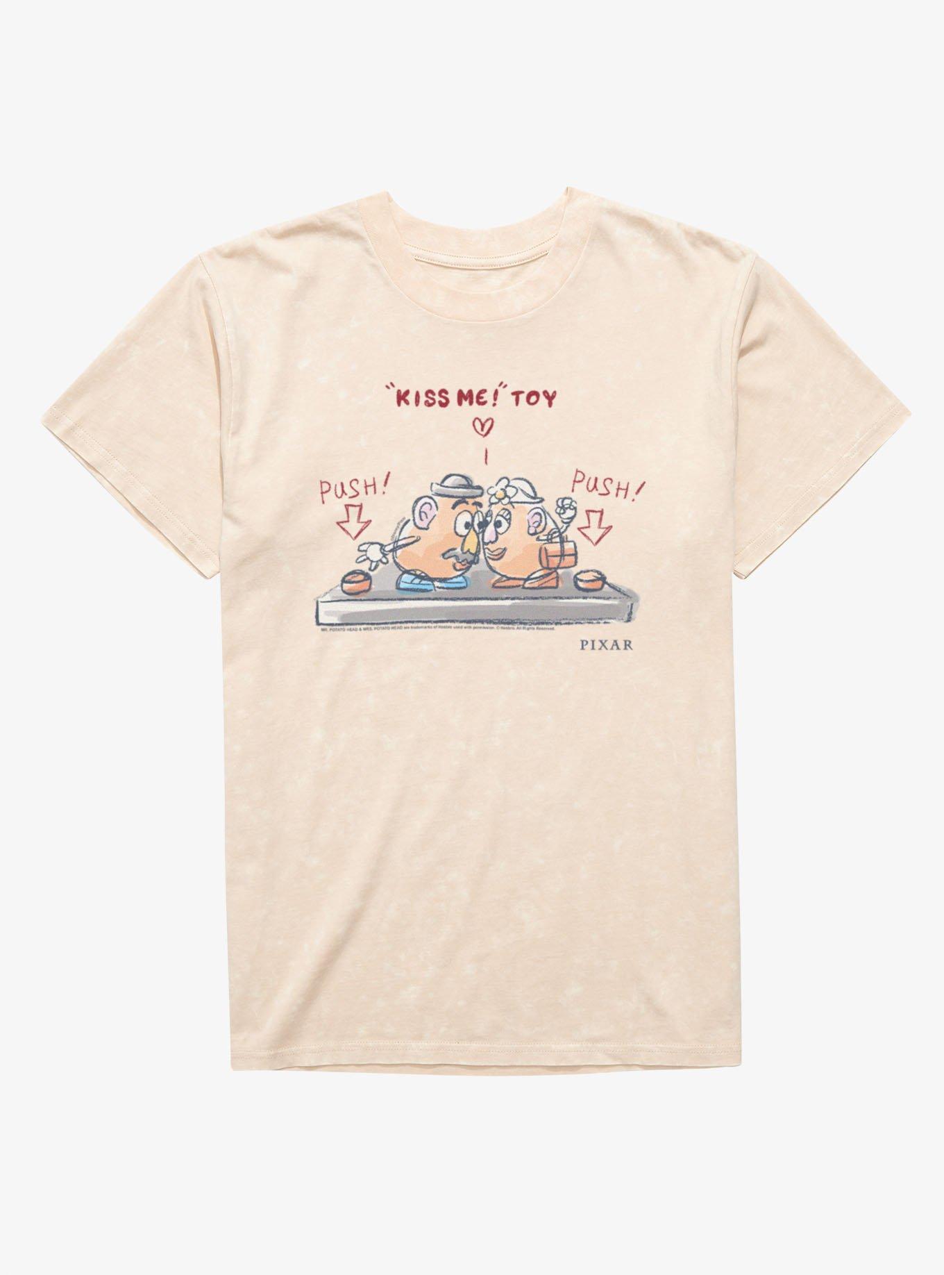 Disney Pixar Toy Story Kiss Me Toy Mr Mrs Potato Mineral Wash T-Shirt, , hi-res