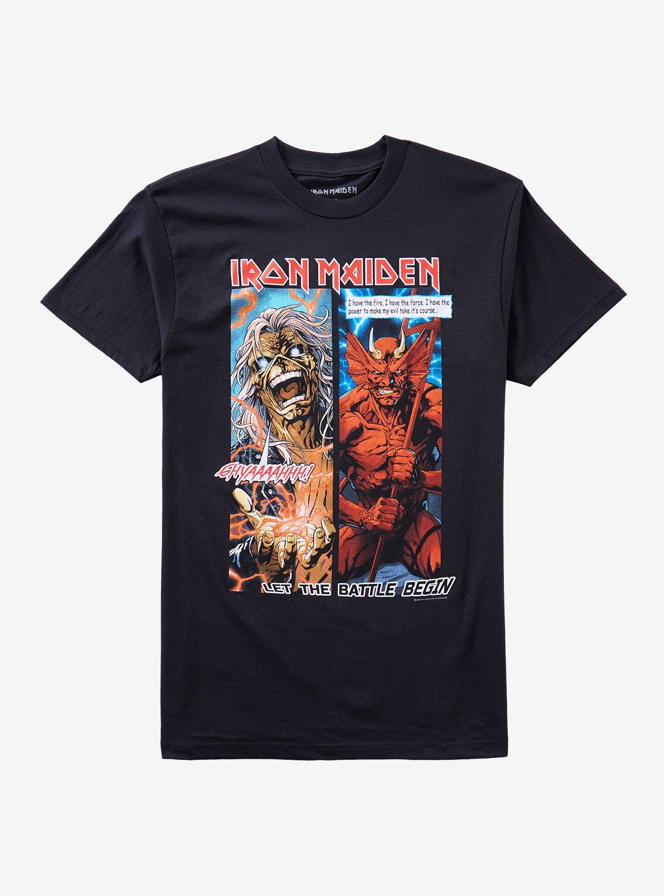 DNA TYPO Iron Maiden Comic Strip T-Shirt, , hi-res