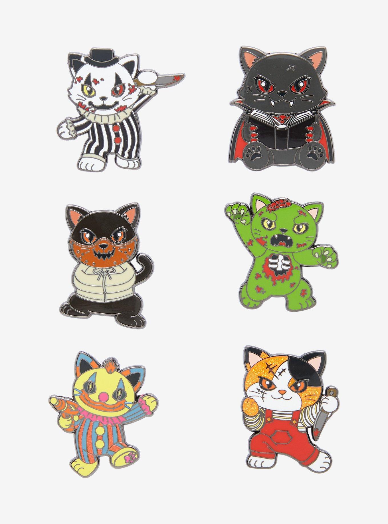 Otonagai Nightmeows Blind Box Enamel Pin, , hi-res