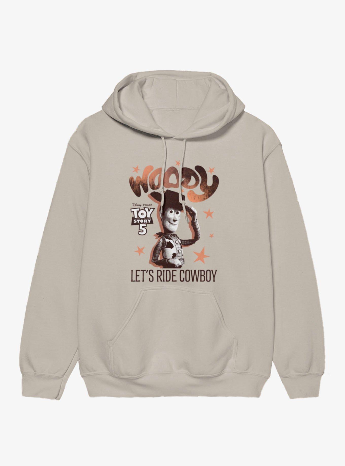 Disney Pixar Toy Story 5 Woody Lets Ride Cowboy Stars Hoodie, , hi-res