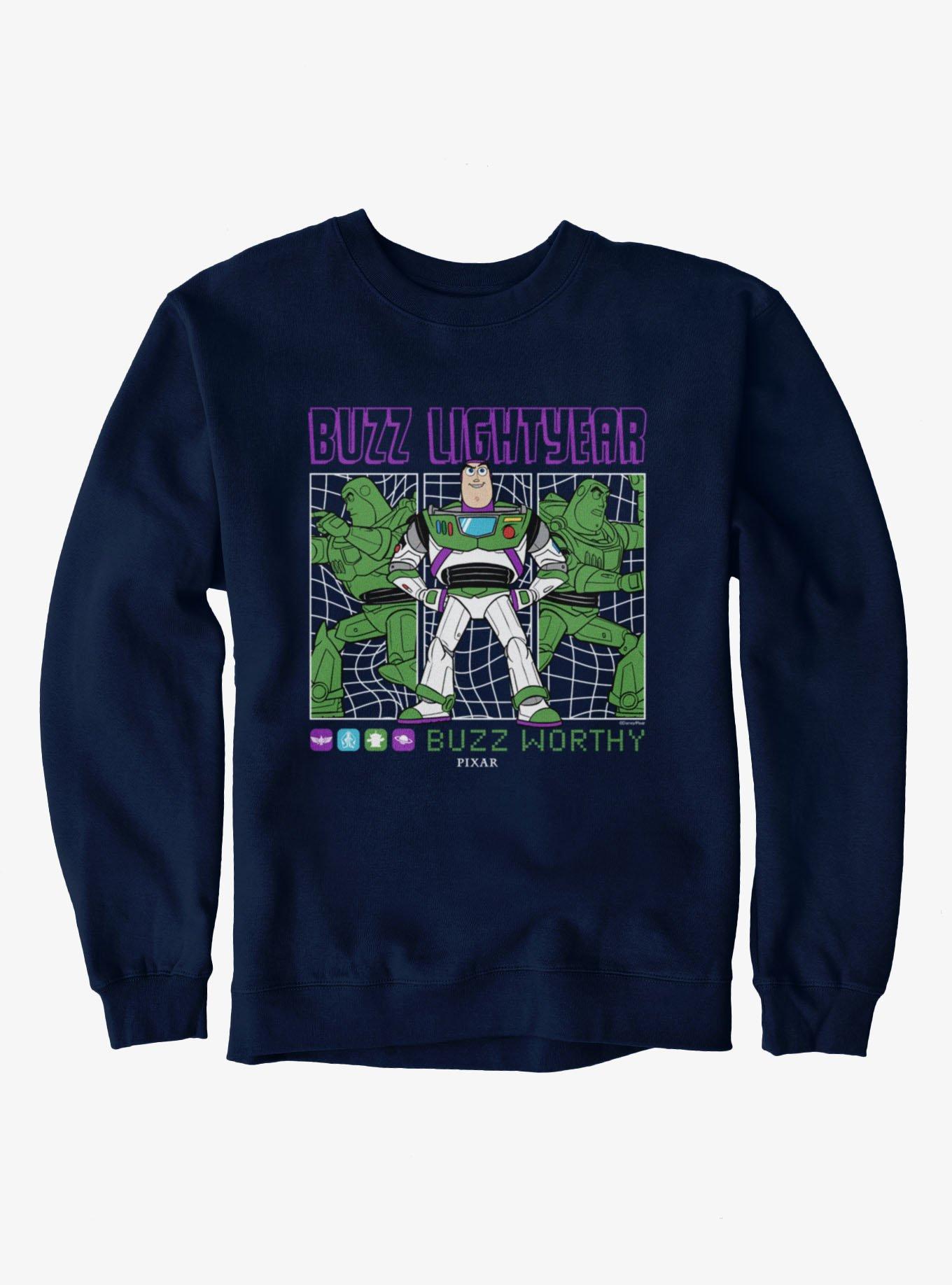 Disney Pixar Toy Story 5 Buzz Worthy Buzz Lightyear Panels Sweatshirt, , hi-res