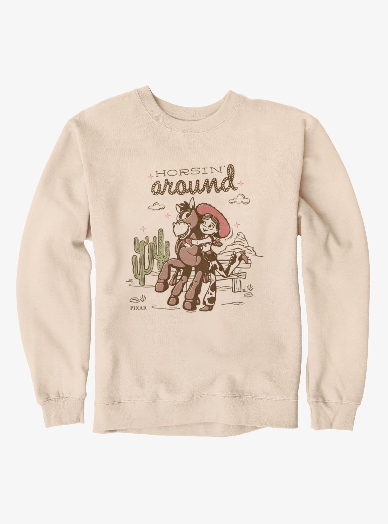 Disney Pixar Toy Story 5 Horsing Around Hug Jessie & Bullseye Sweatshirt, , hi-res