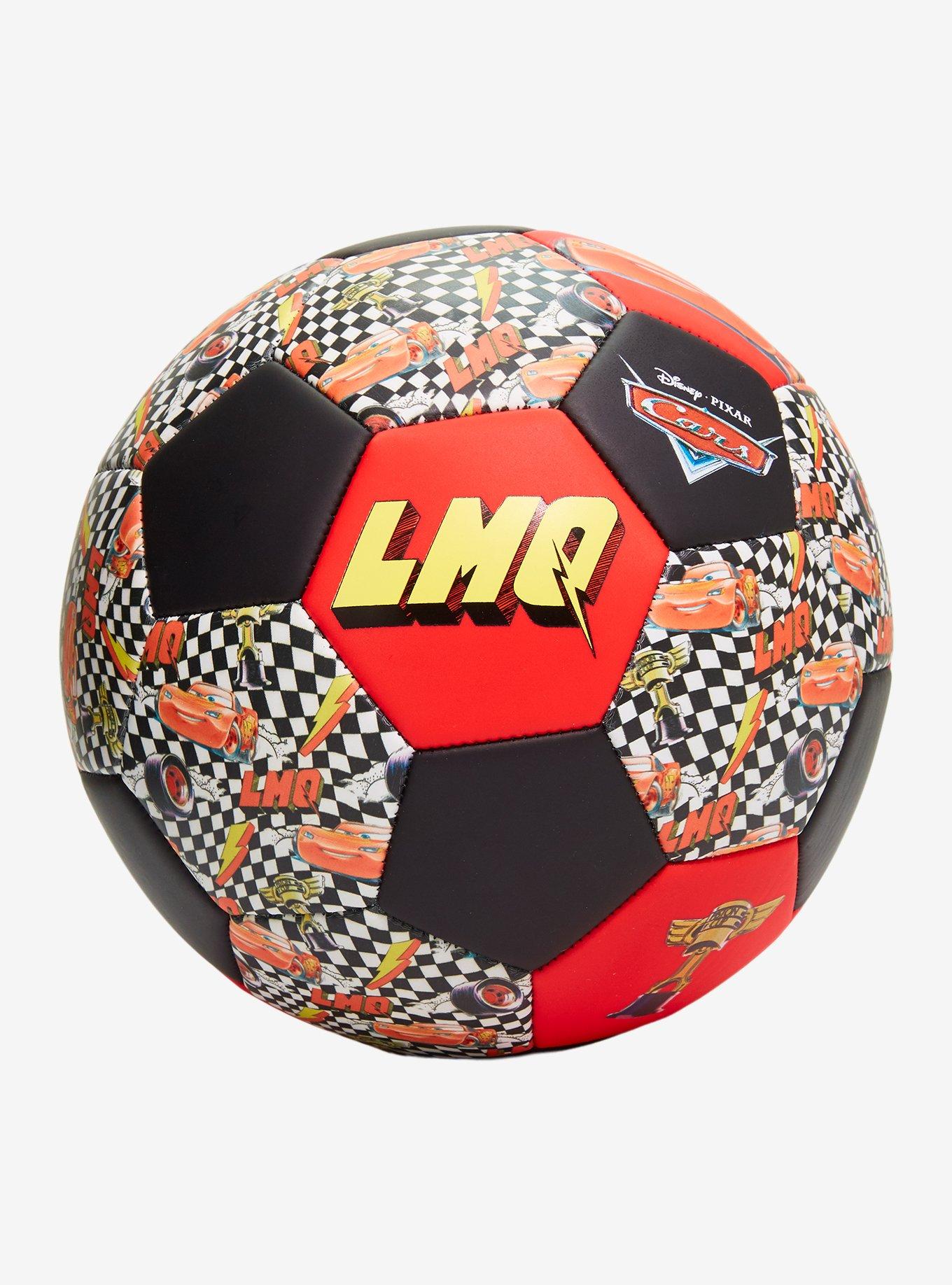 Disney Pixar Cars Lightning McQueen Checkered Size Five Soccer Ball - BoxLunch Exclusive
