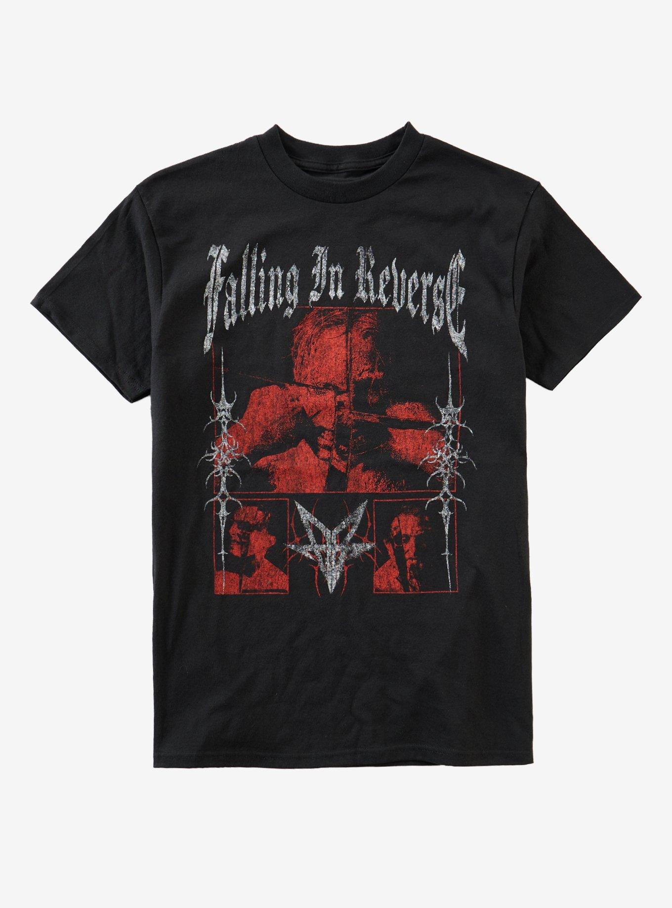 Falling In Reverse Fractured Image T-Shirt, , hi-res