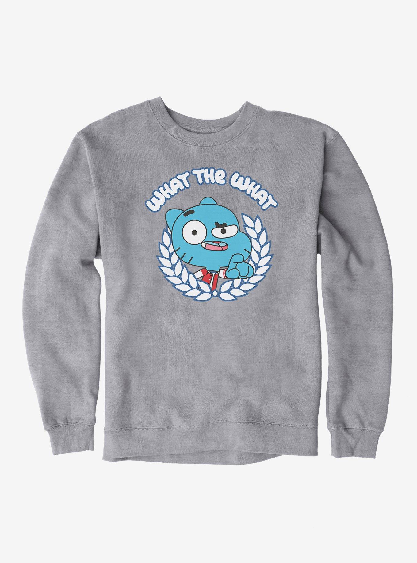 The Amazing World Of Gumball What The What Sweatshirt, , hi-res