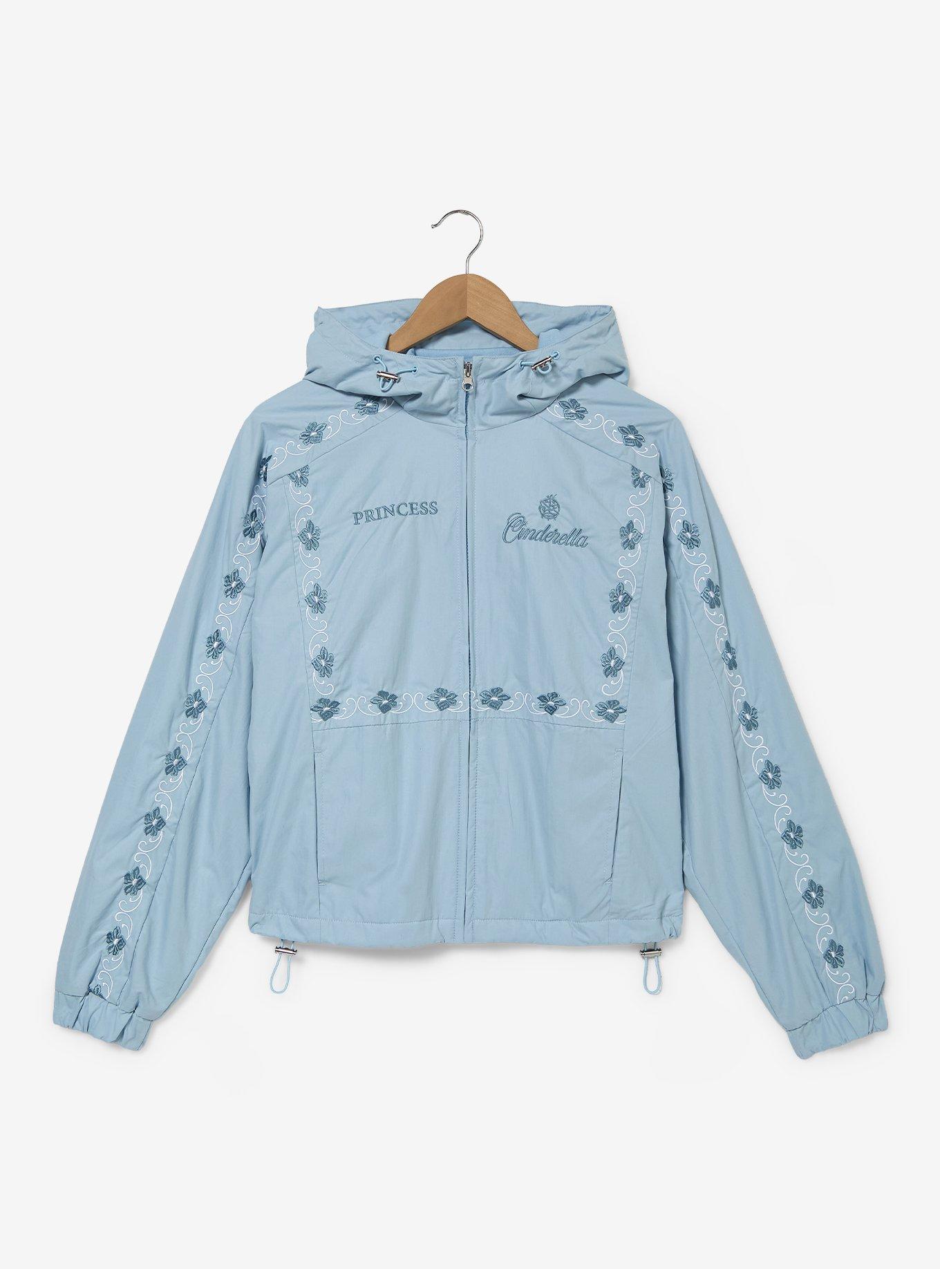 Disney Princess Cinderella Floral Women's Cropped Windbreaker - BoxLunch Exclusive
