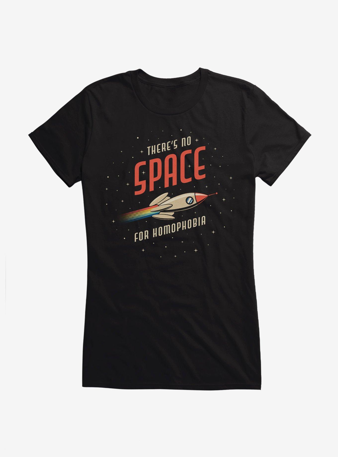 No Space For Homophobia Girls T-Shirt, , hi-res
