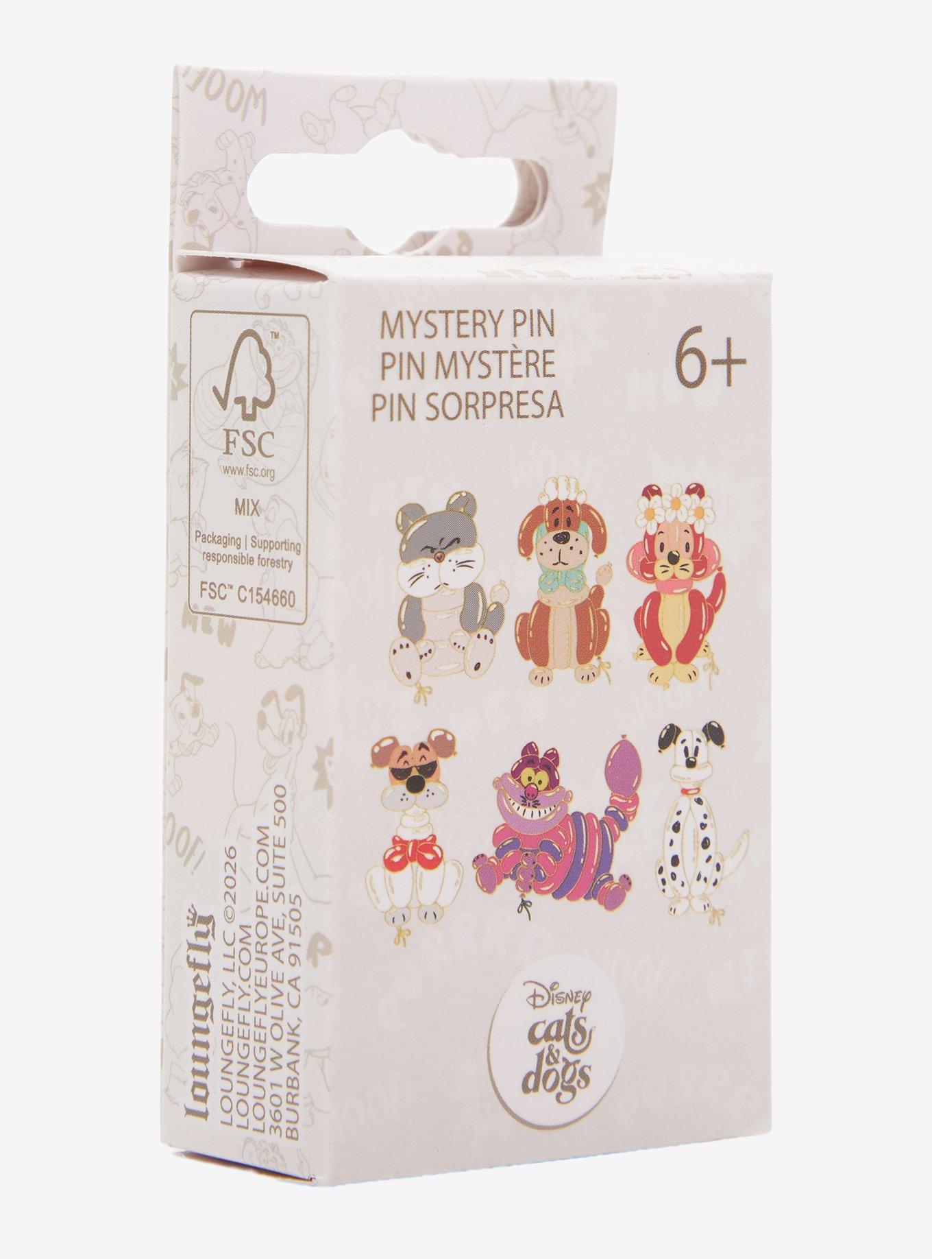 Loungefly Disney Cats & Dogs Balloon Animal Blind Box Enamel Pin - BoxLunch Exclusive