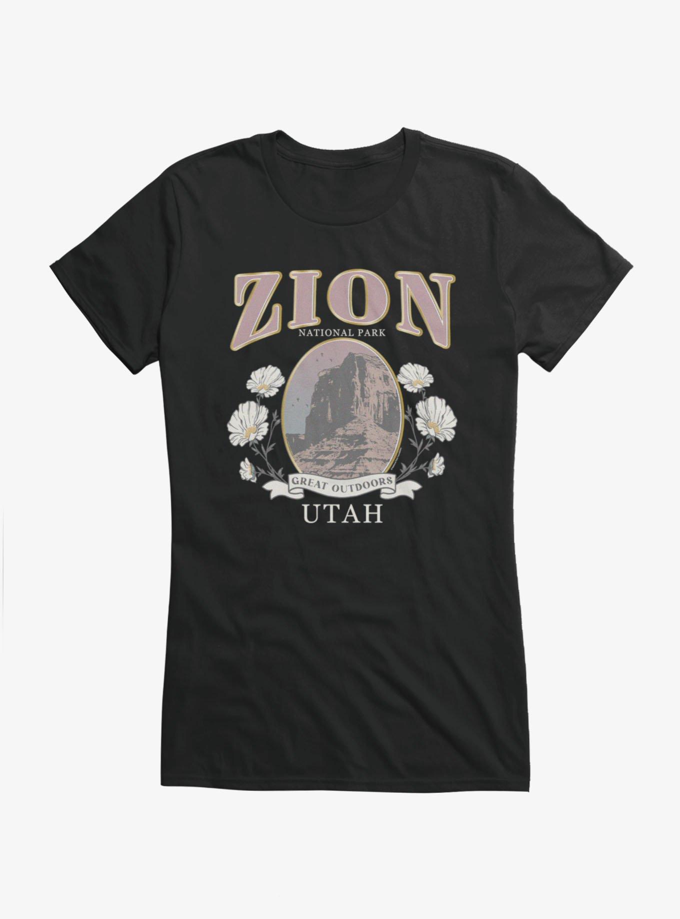 National Park Foundation Zion Utah Great Outdoors Girls T-Shirt, , hi-res
