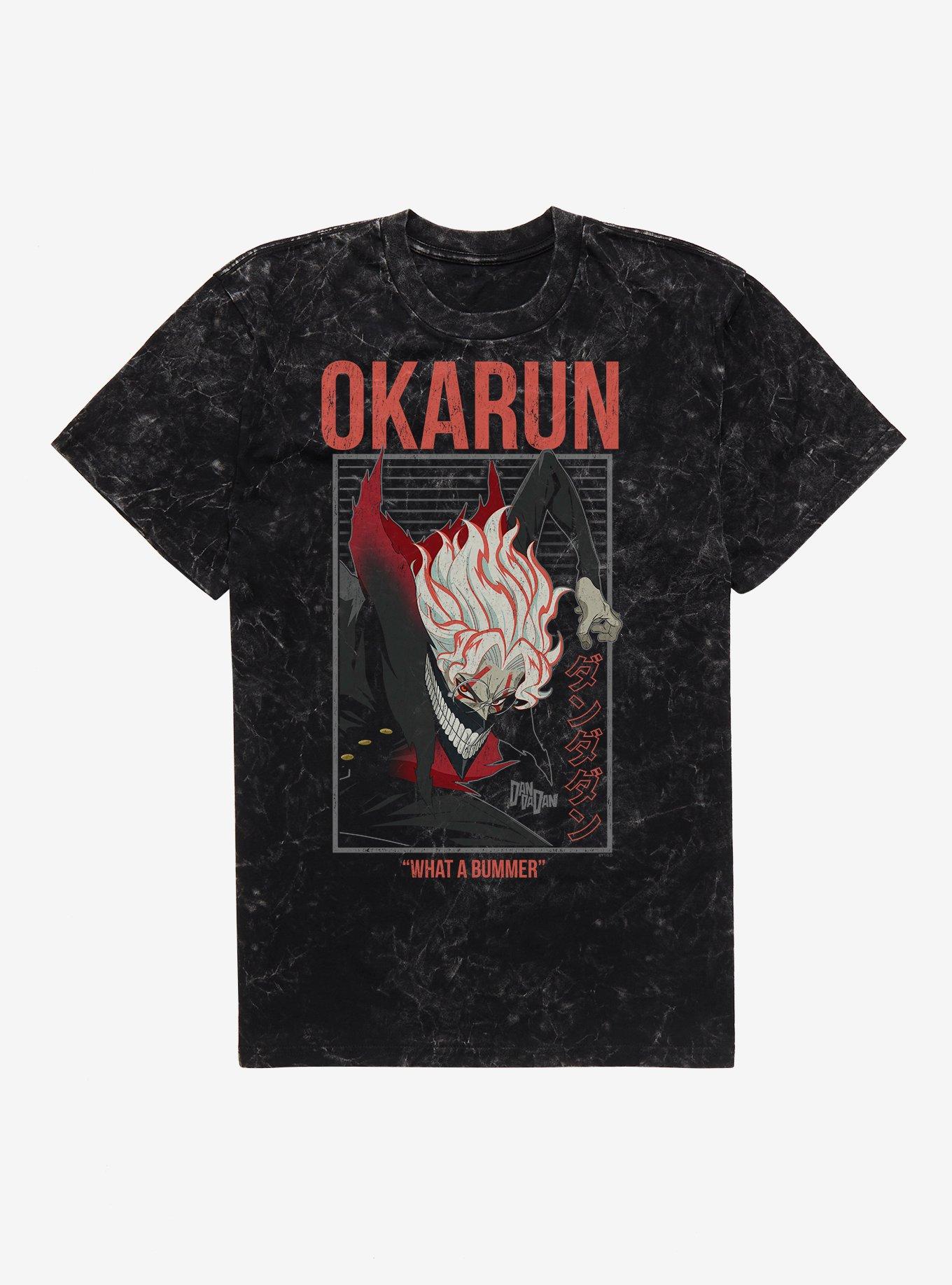 Dandadan Okarun What A Bummer Mineral Wash T-Shirt, , hi-res