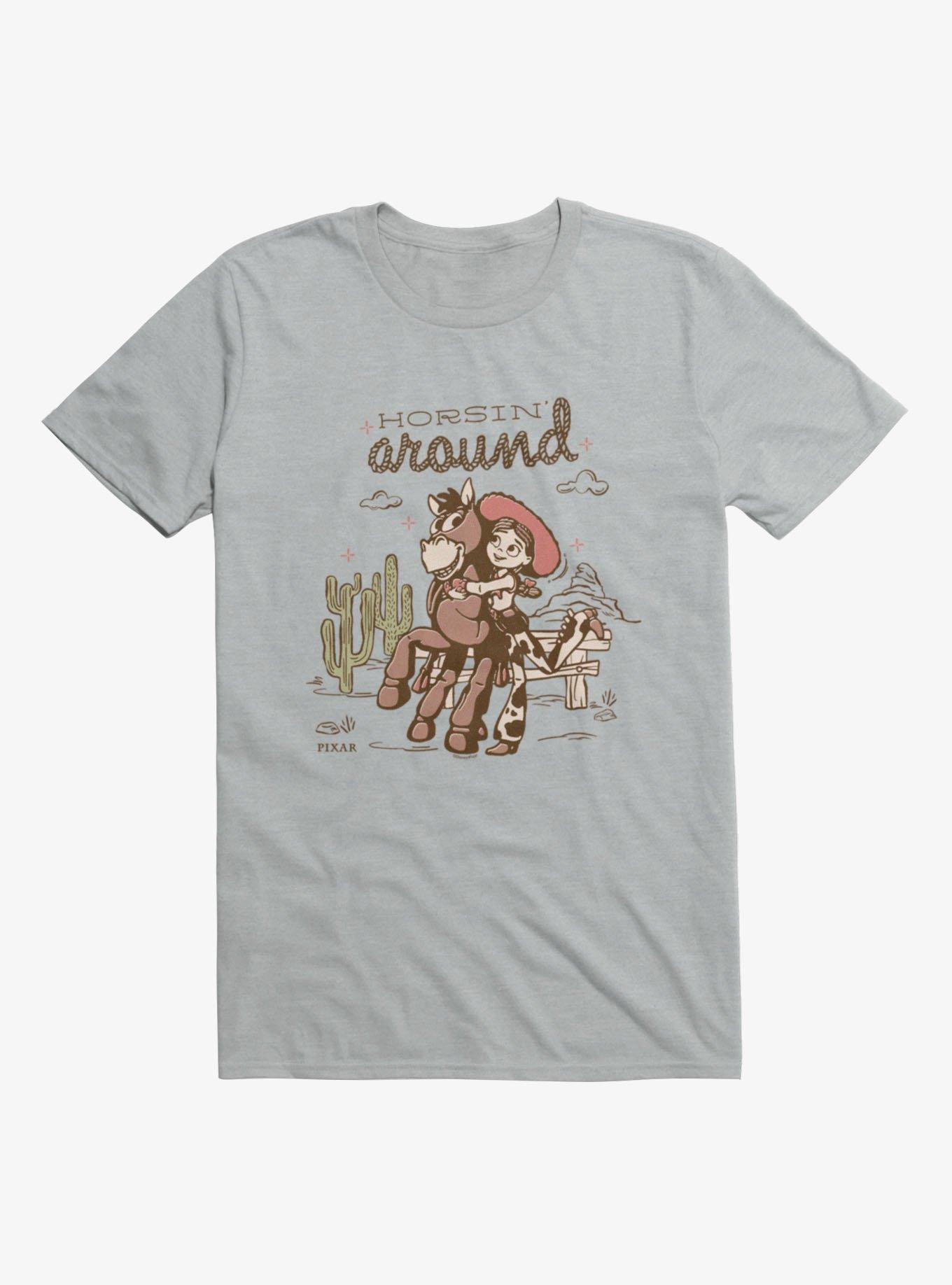 Disney Pixar Toy Story 5 Movie Horsing Around Hug Jessie Bullseye T-Shirt, , hi-res