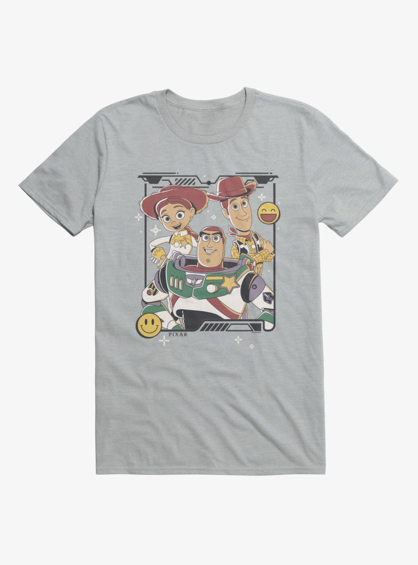Disney Pixar Toy Story 5 Movie Smile Emojis T-Shirt Hot Topic Exclusive, , hi-res