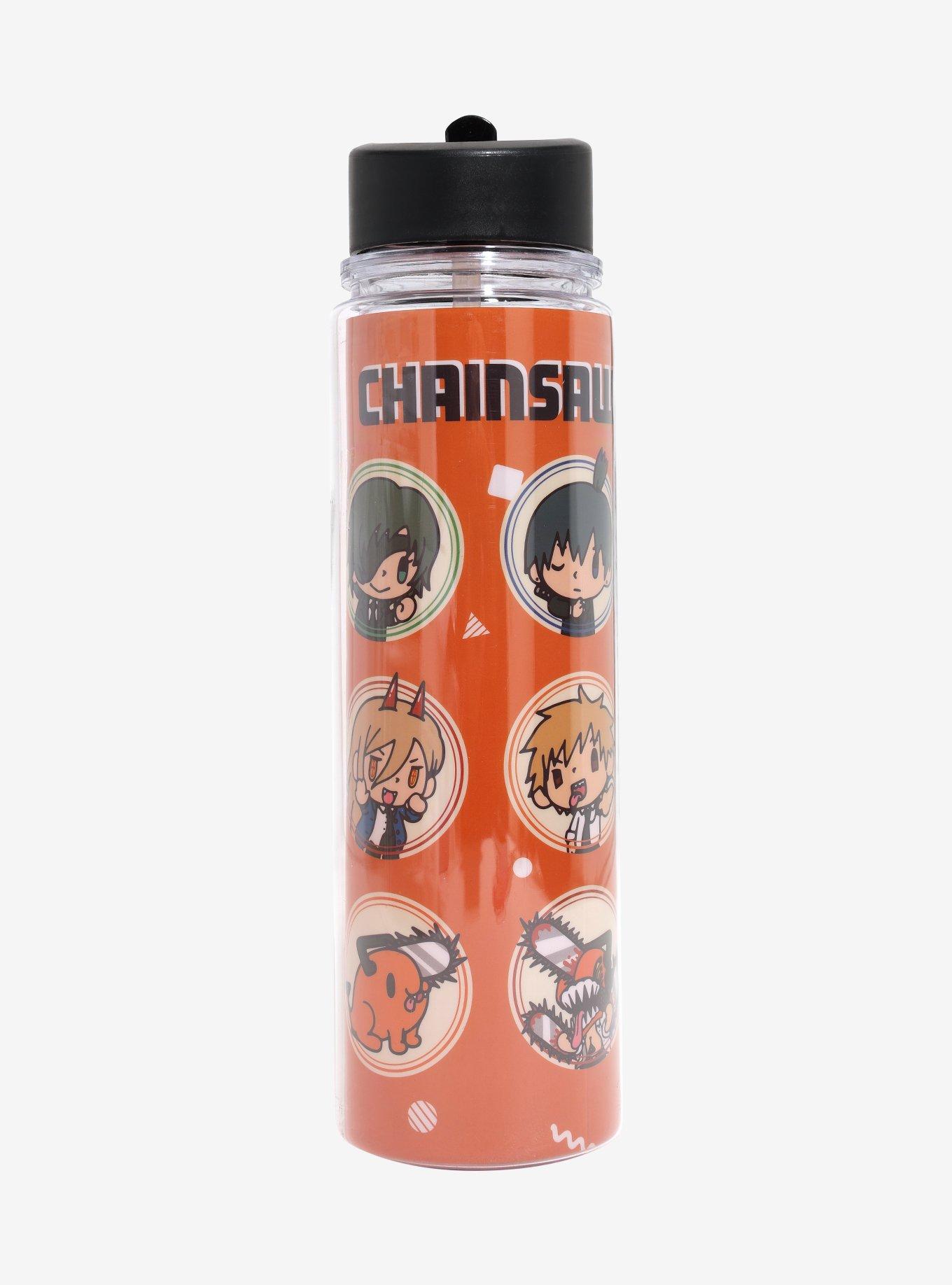 Chainsaw Man Chibi Group Water Bottle, , hi-res