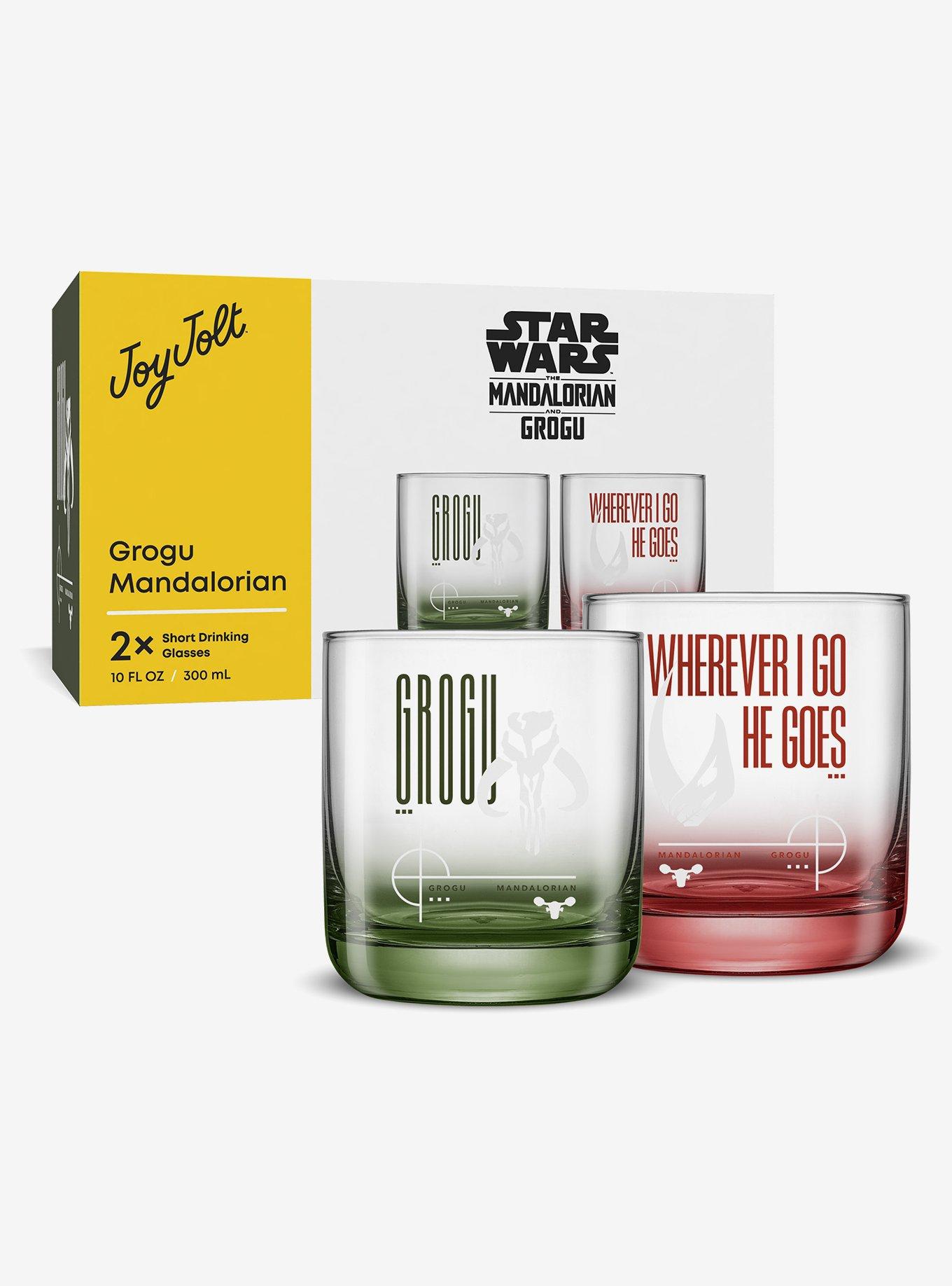 Star Wars The Mandalorian And Grogu Glass Set, , hi-res