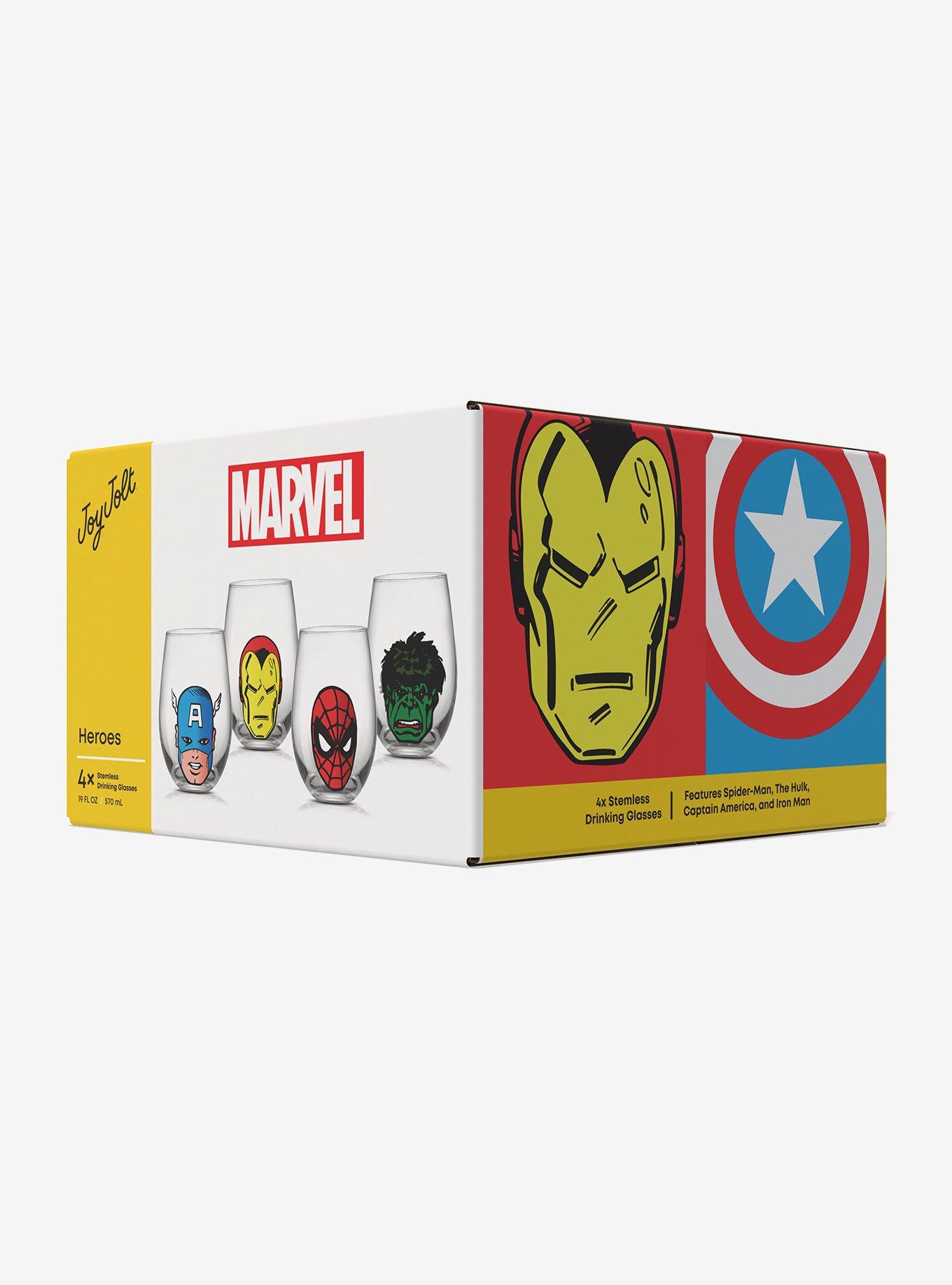 Marvel Heroes Stemless Glass Set, , hi-res