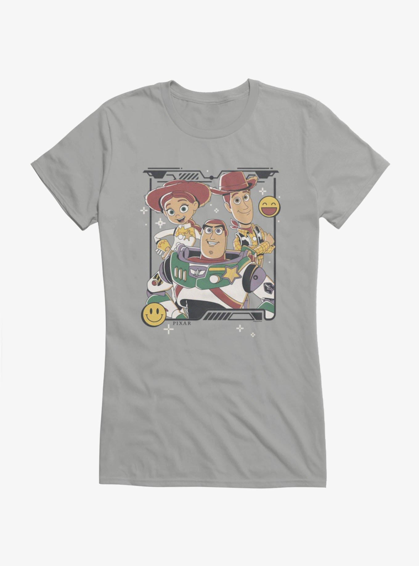 Disney Pixar Toy Story 5 Movie Smile Emojis Girls T-Shirt Hot Topic Exclusive, , hi-res
