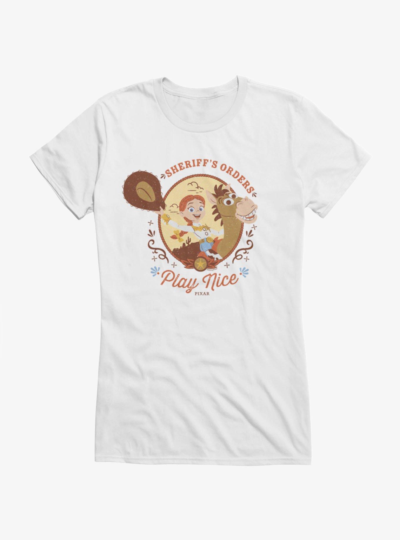 Disney Pixar Toy Story 5 Movie Play Nice Sherrif Jessie Orders Girls T-Shirt , , hi-res