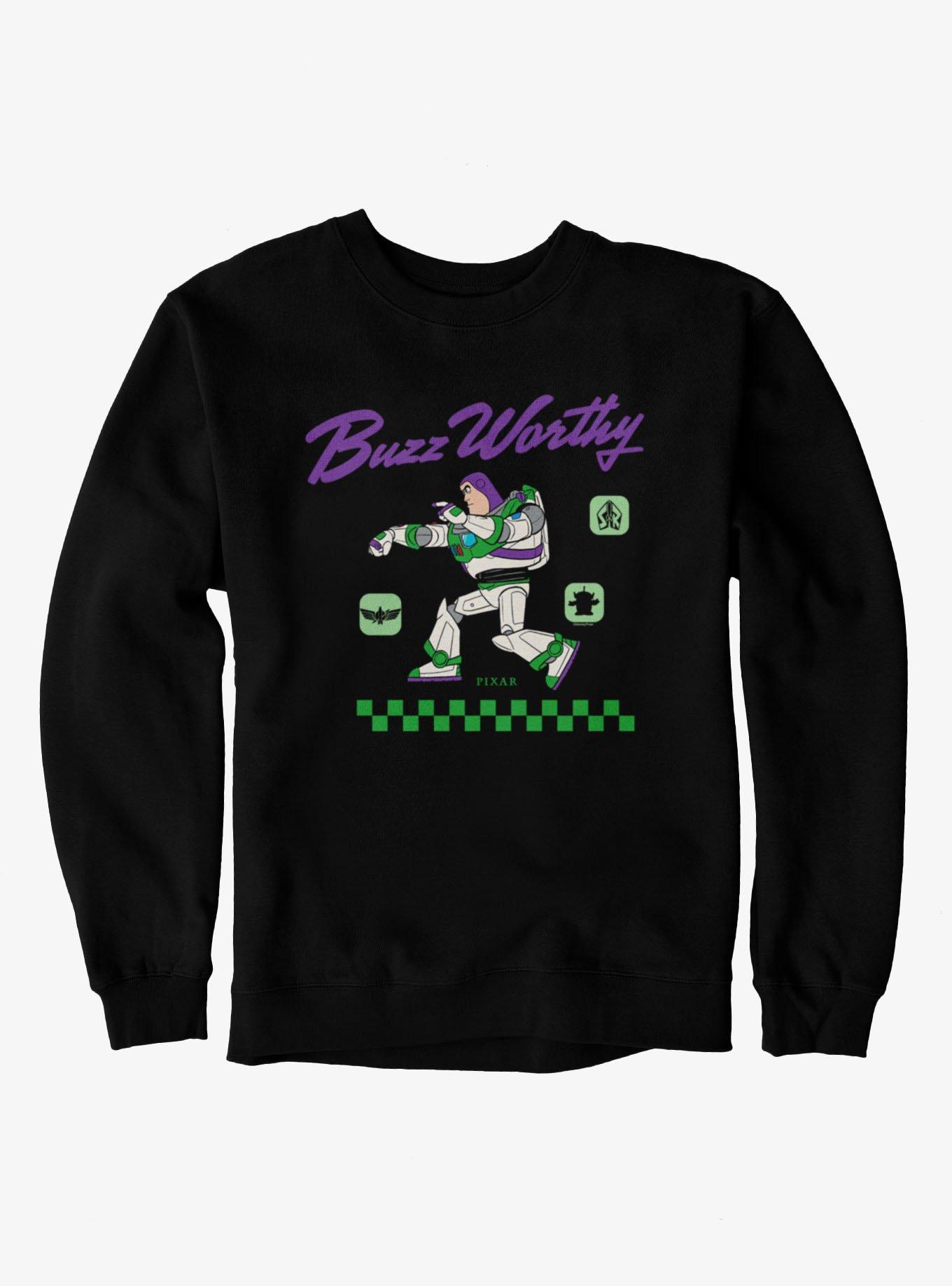 Disney Pixar Toy Story 5 Movie Buzz Worthy Sweatshirt Hot Topic Exclusive, , hi-res