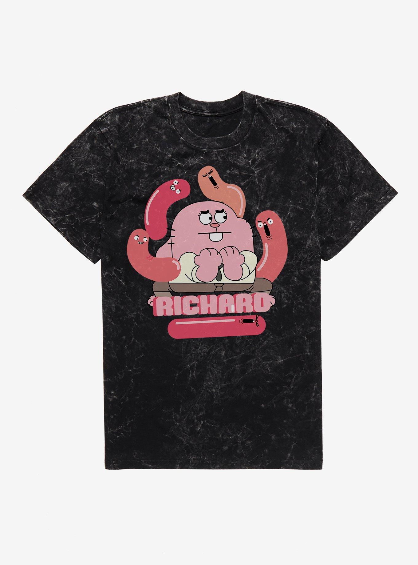 The Amazing World Of Gumball Richard Mineral Wash T-Shirt, , hi-res