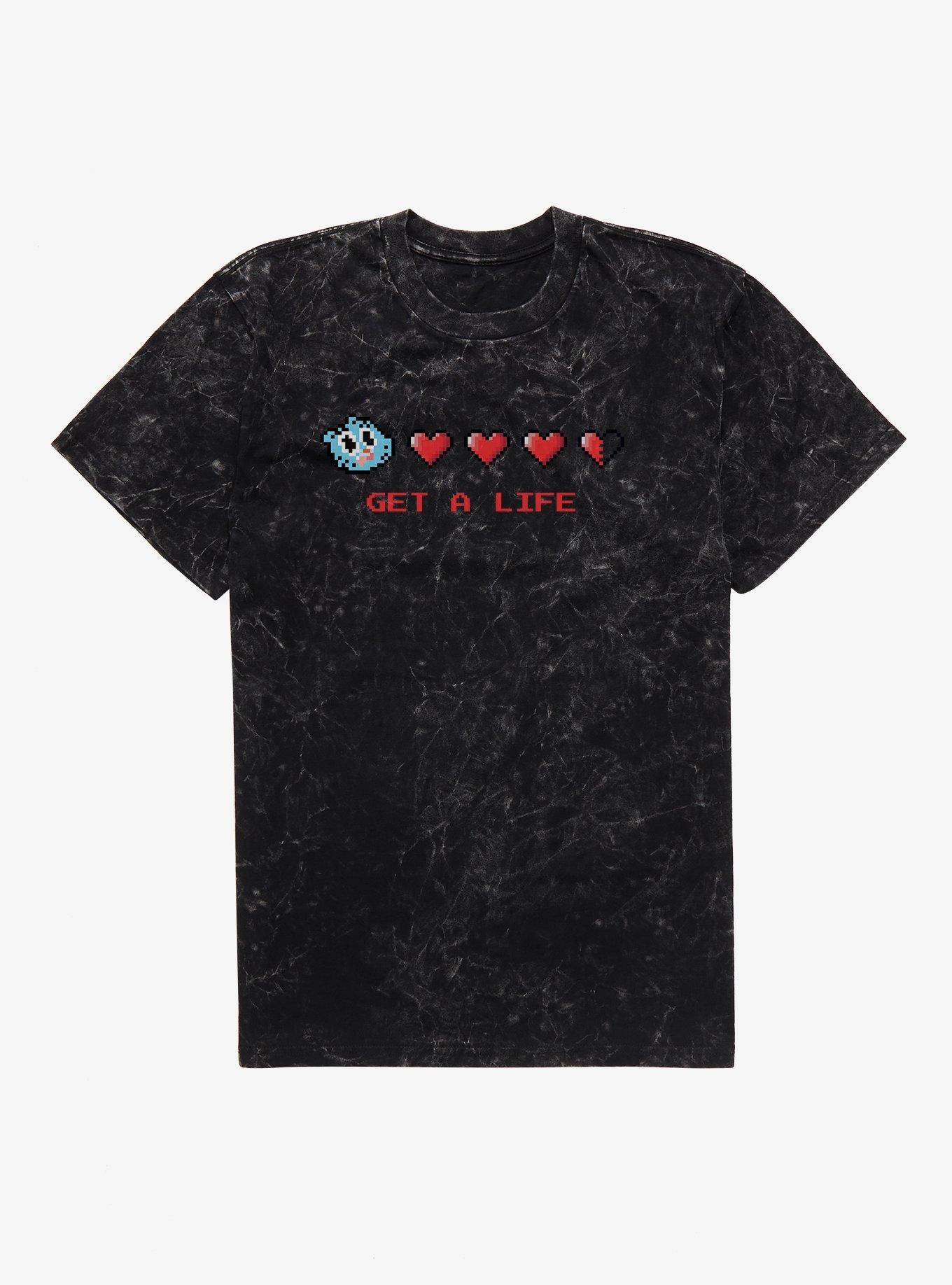 The Amazing World Of Gumball Get A Life Mineral Wash T-Shirt, , hi-res