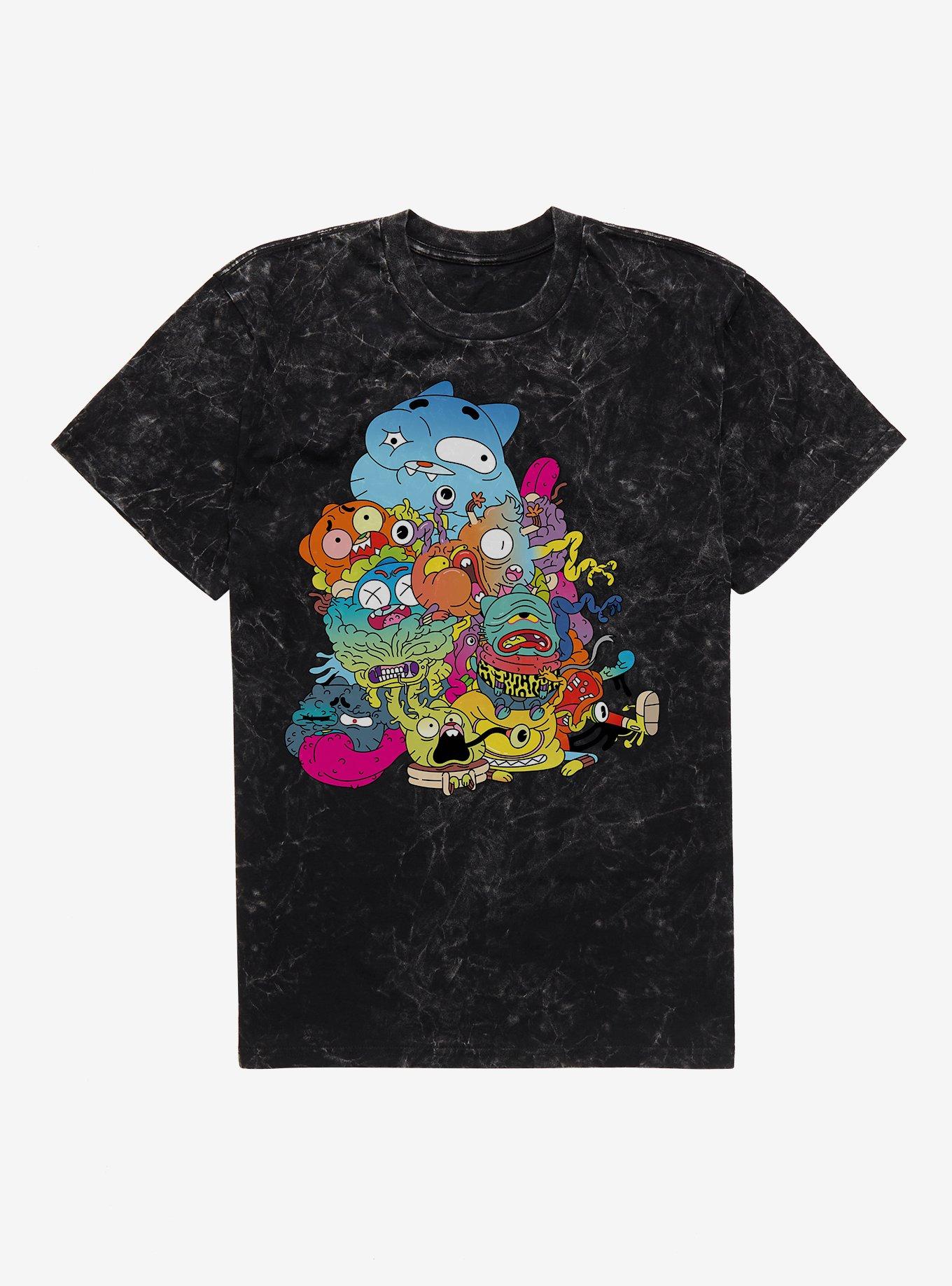 The Amazing World Of Gumball Halloween Mish Mash Mineral Wash T-Shirt, , hi-res