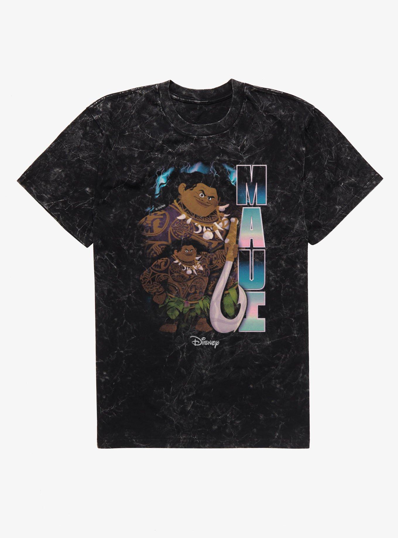 Disney Moana Maui Hook Pose Mineral Wash T-Shirt, , hi-res
