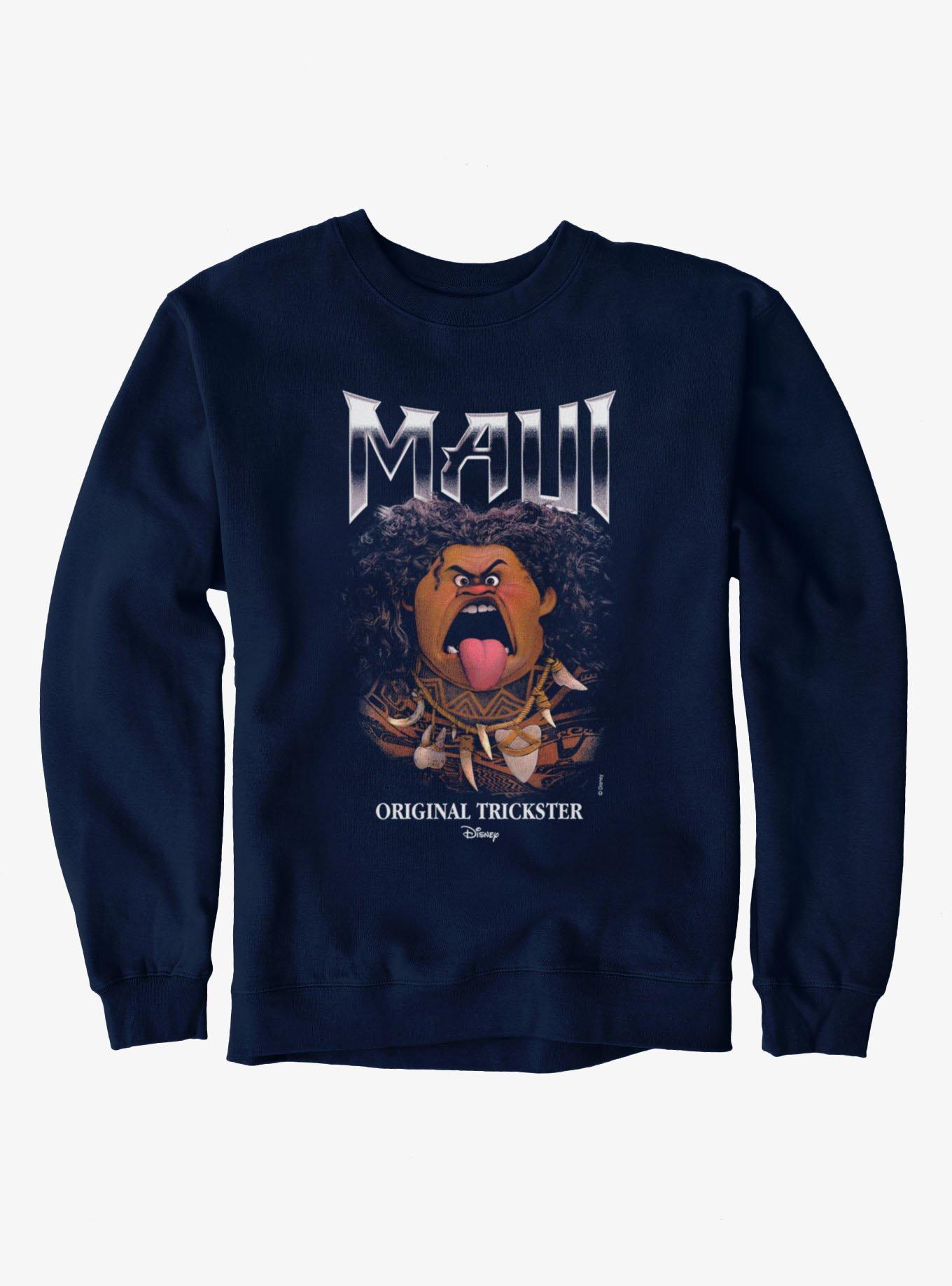 Disney Moana Original Trickster Maui Yell Crew Sweatshirt, , hi-res