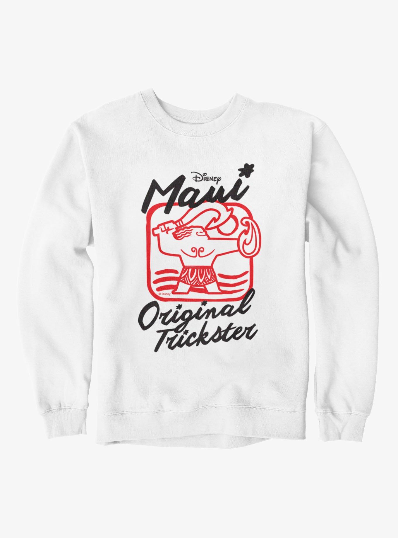 Disney Moana Maui Original Trickster Tattoo Crew Sweatshirt, , hi-res